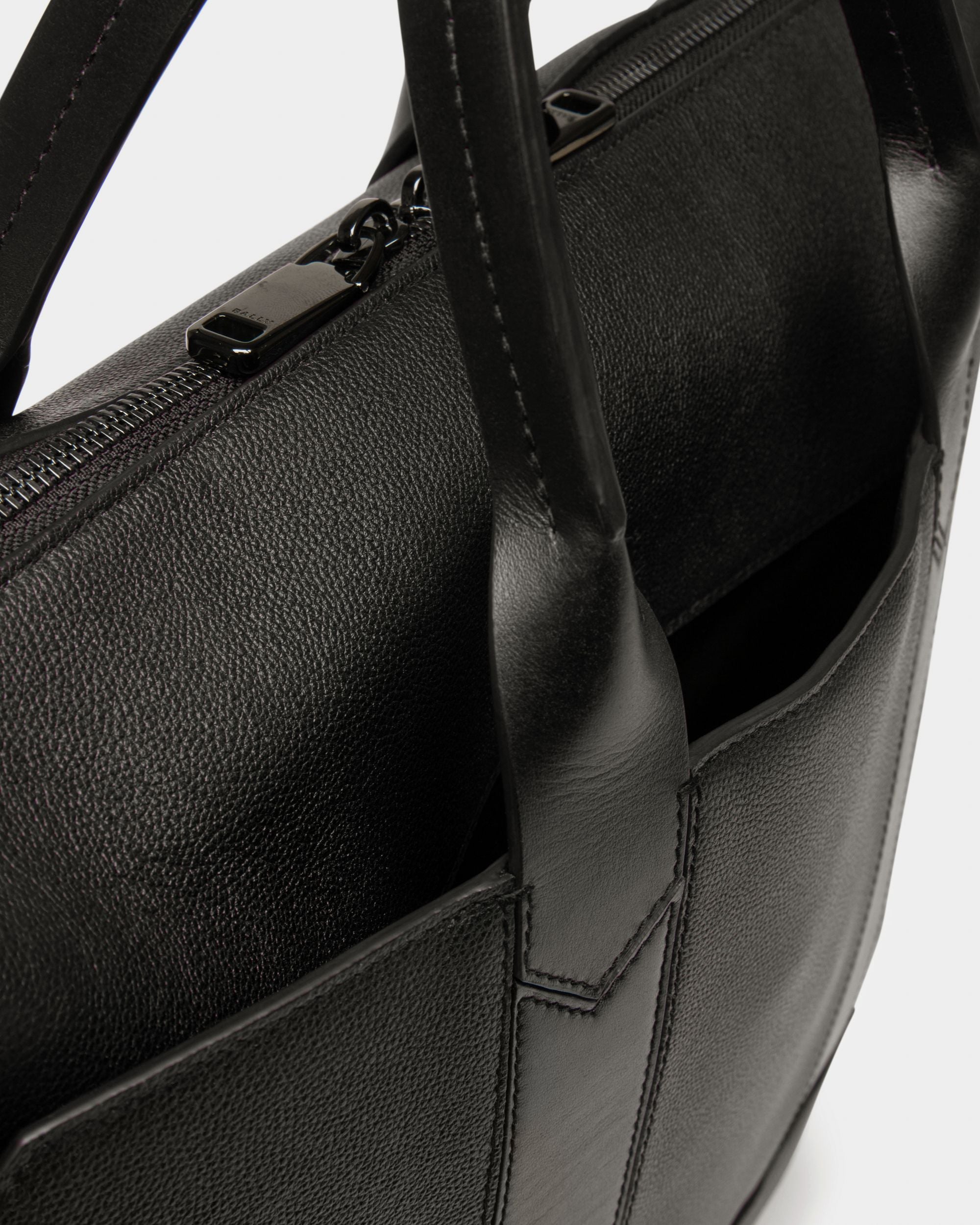 Elter Sac Professionnel En Cuir Noir - Homme - Bally - 04