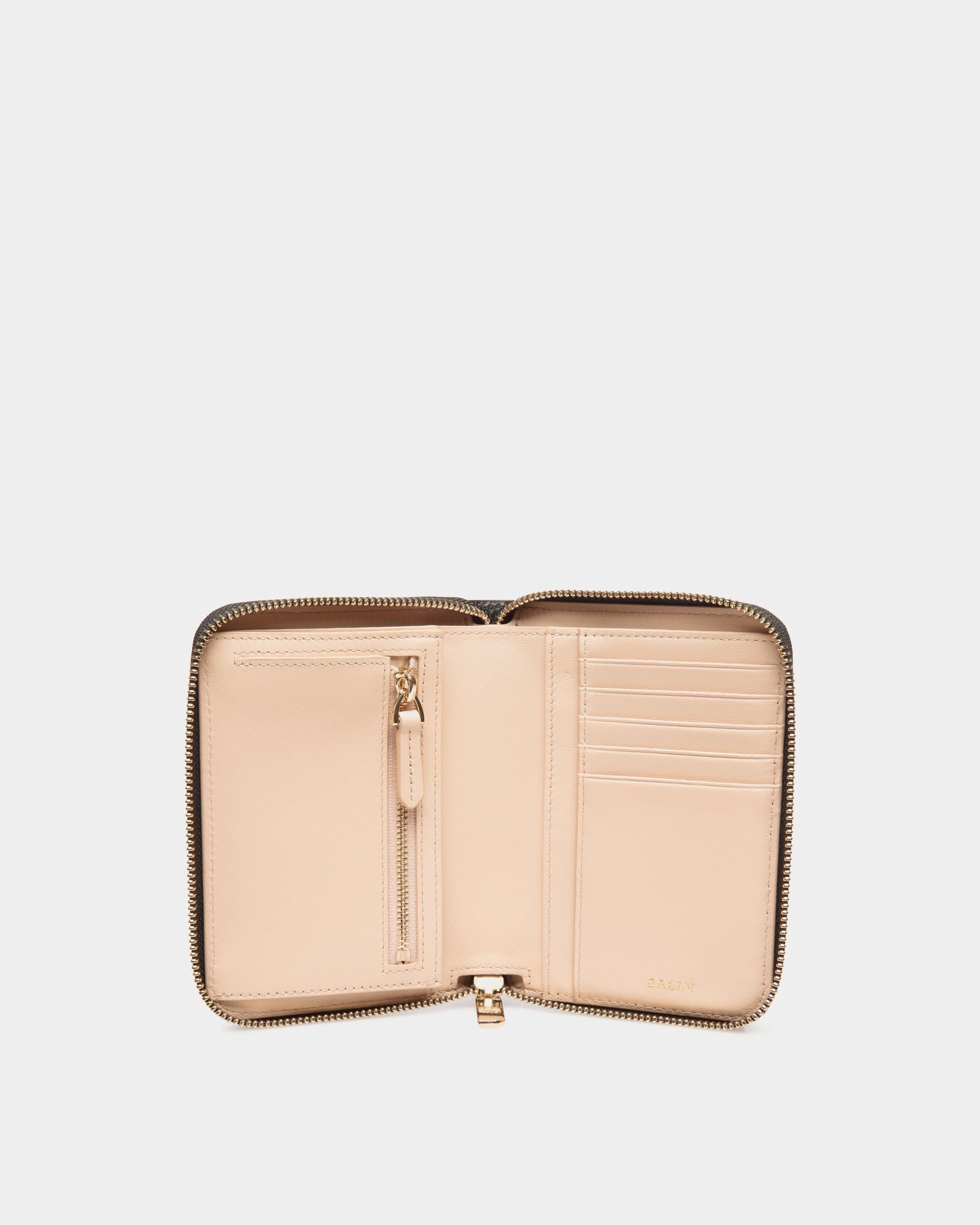 Zip Around Wallet In Black Bovine - Femme - Bally - 03