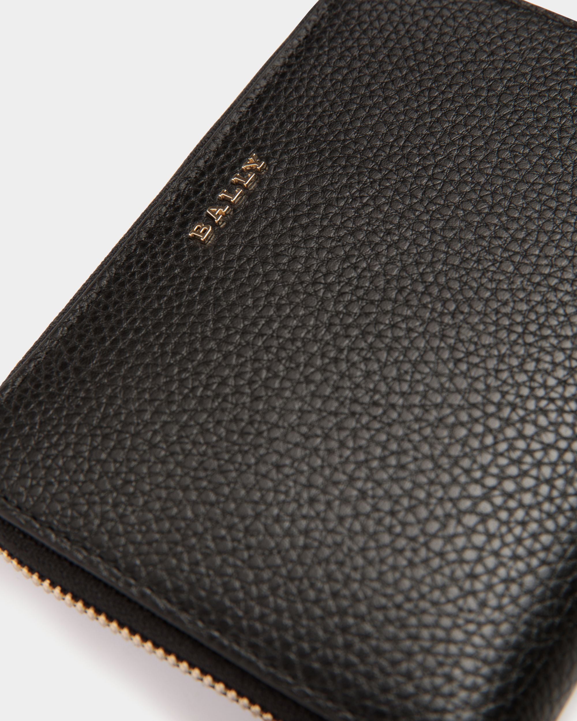 Zip Around Wallet In Black Bovine - Femme - Bally - 04