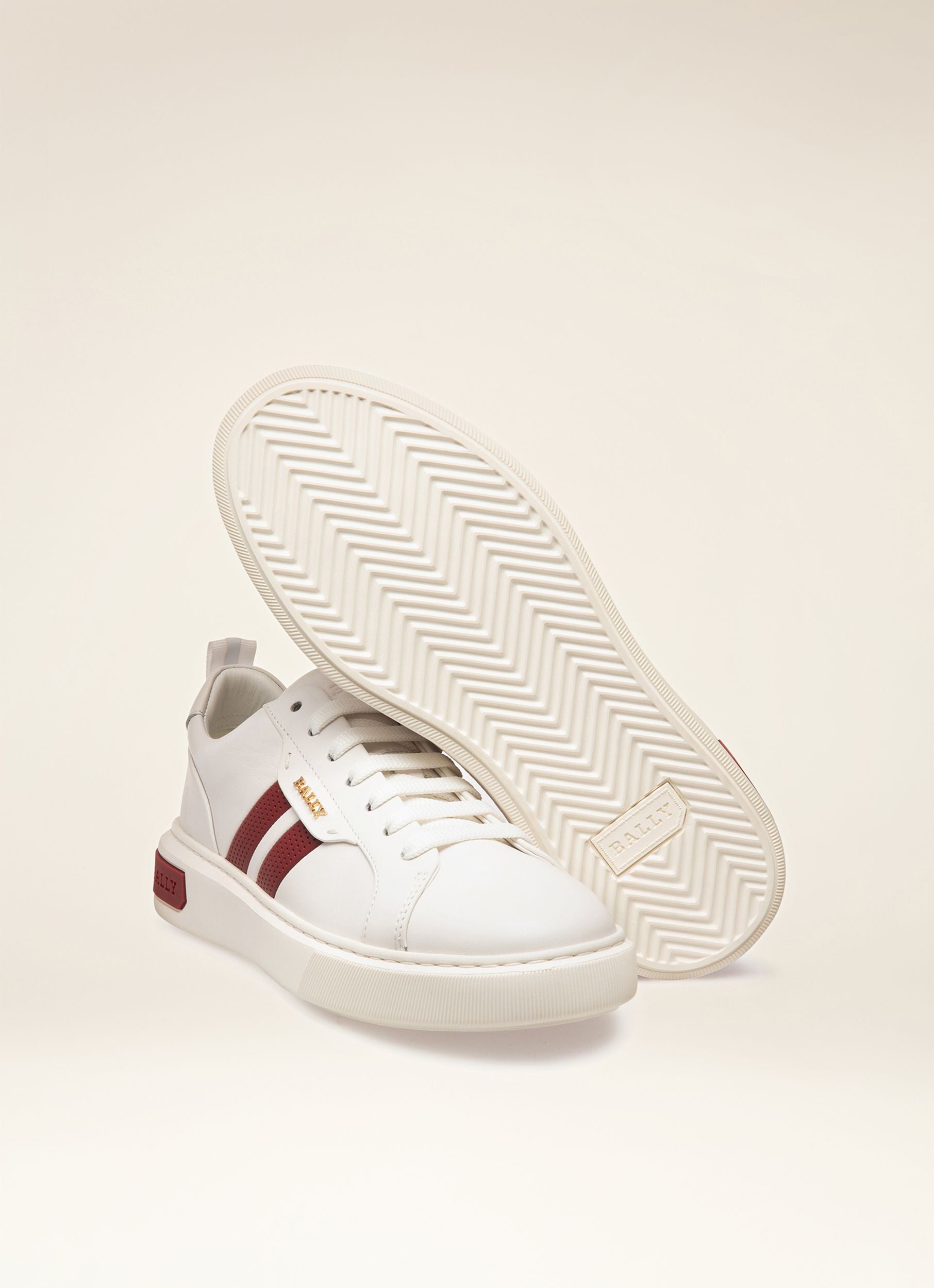 Maxim Sneakers En Cuir Blanc - Femme - Bally - 06