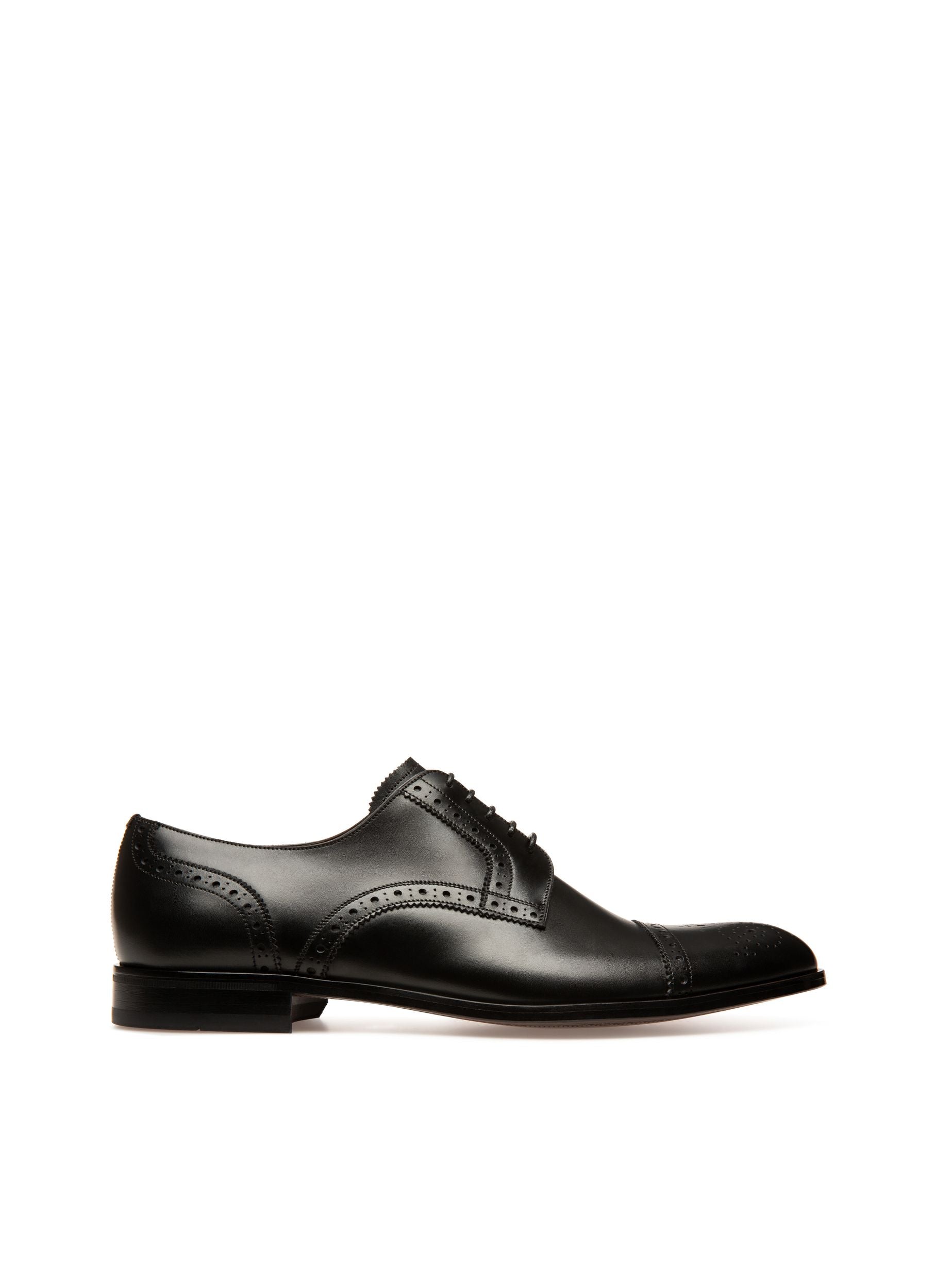 Derby En Cuir Marron - Homme - Bally - 01
