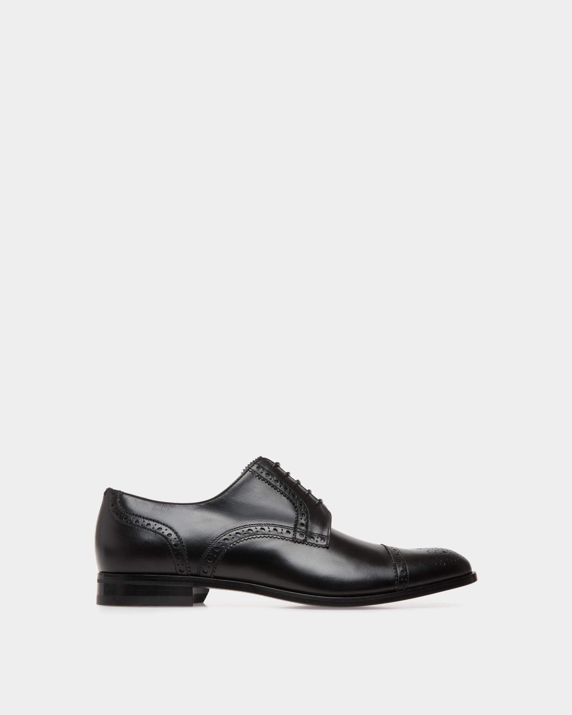 Lace-Ups In Black Leather - Homme - Bally - 01