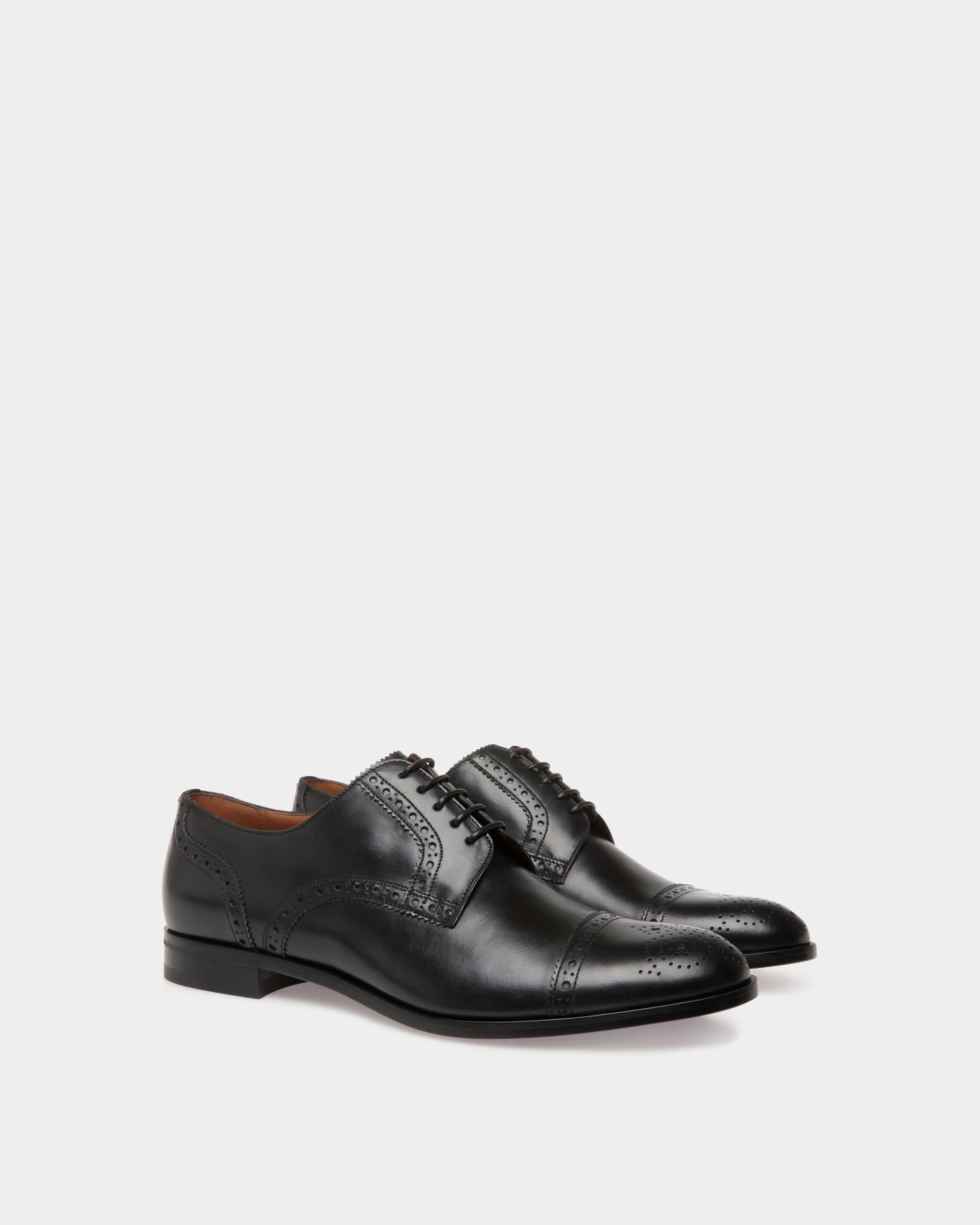 Lace-Ups In Black Leather - Homme - Bally - 02