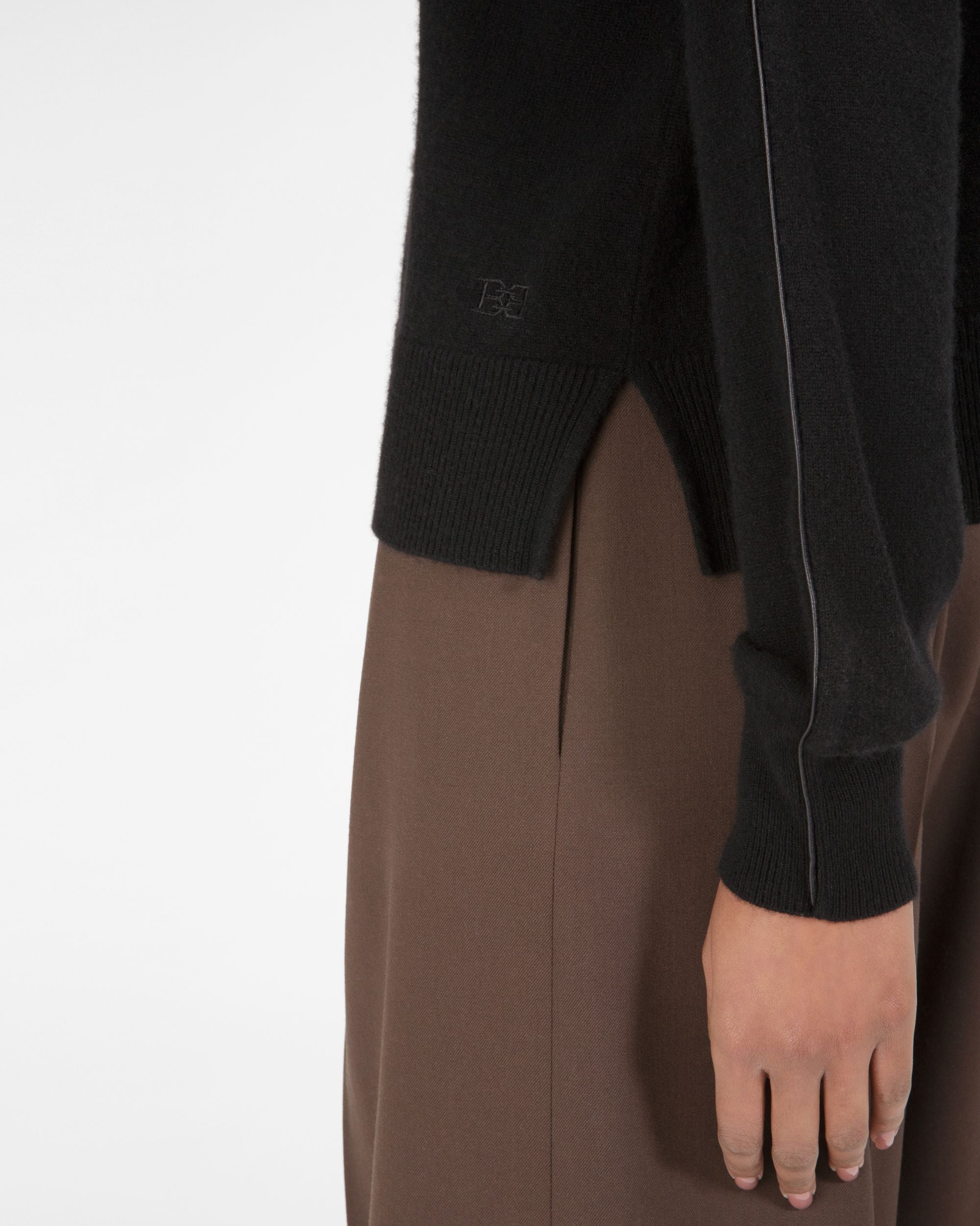 Pull En Cachemire Noir - Femme - Bally - 02