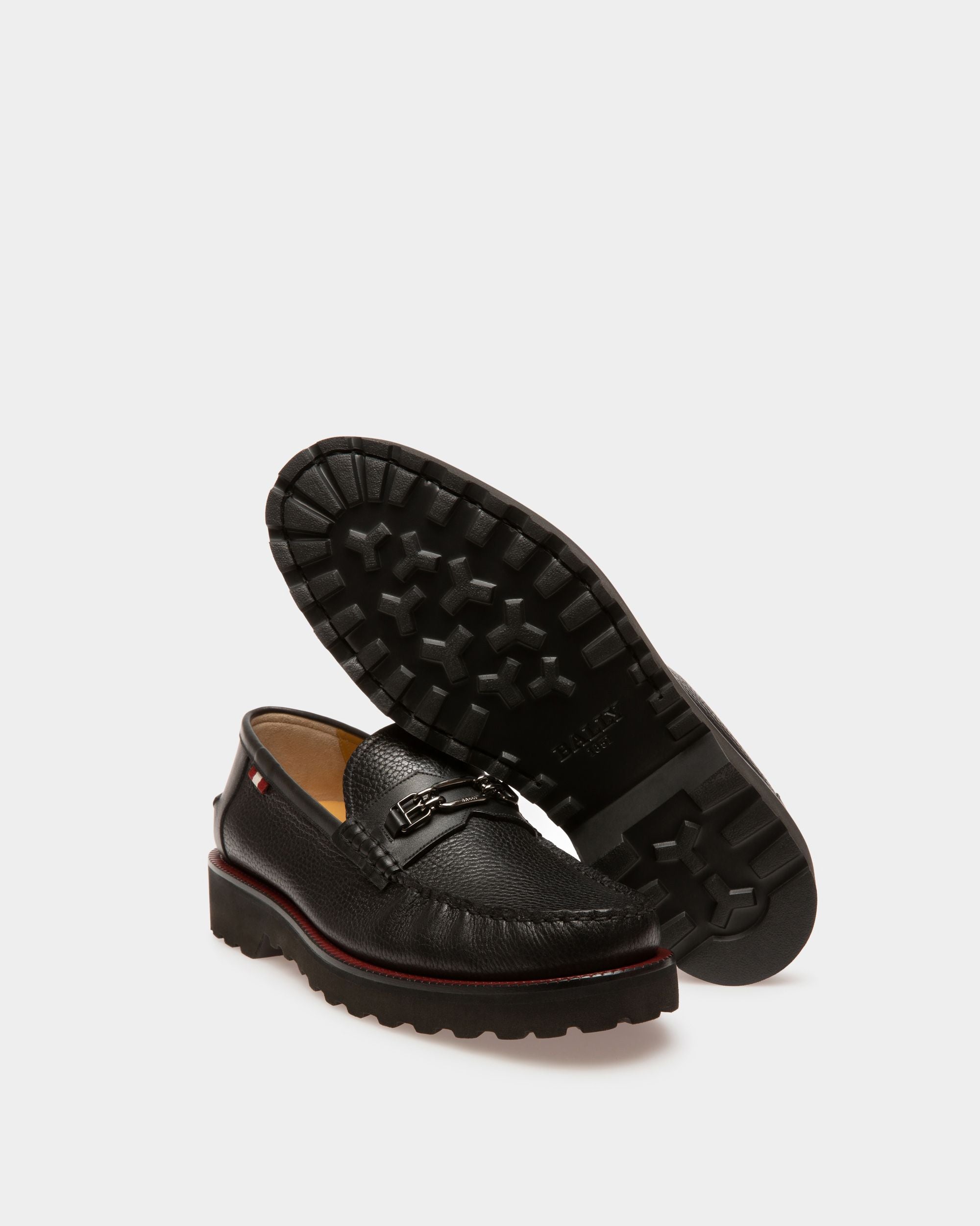 Norrison Mocassins En Cuir Noir - Homme - Bally - 02