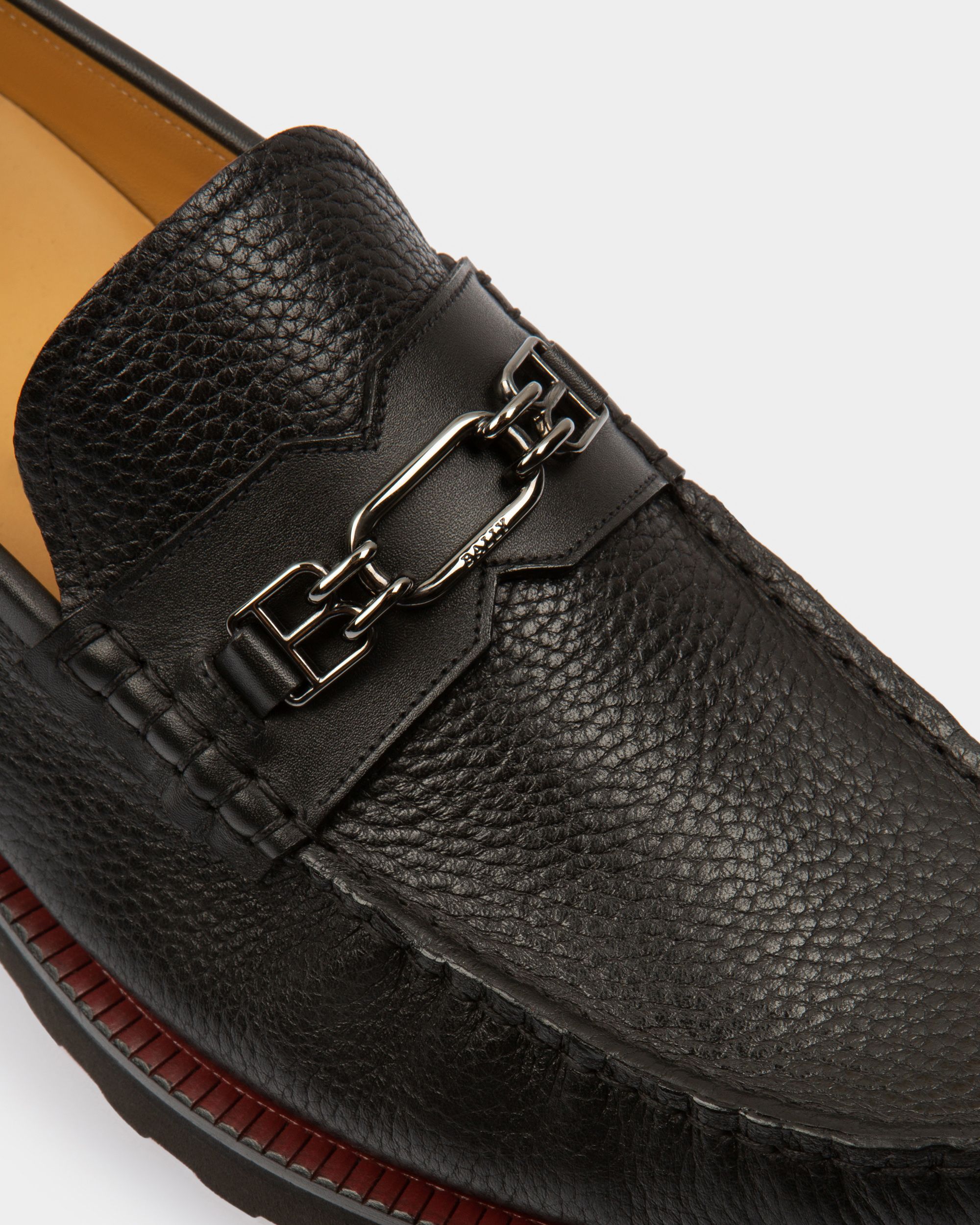 Norrison Mocassins En Cuir Noir - Homme - Bally - 03