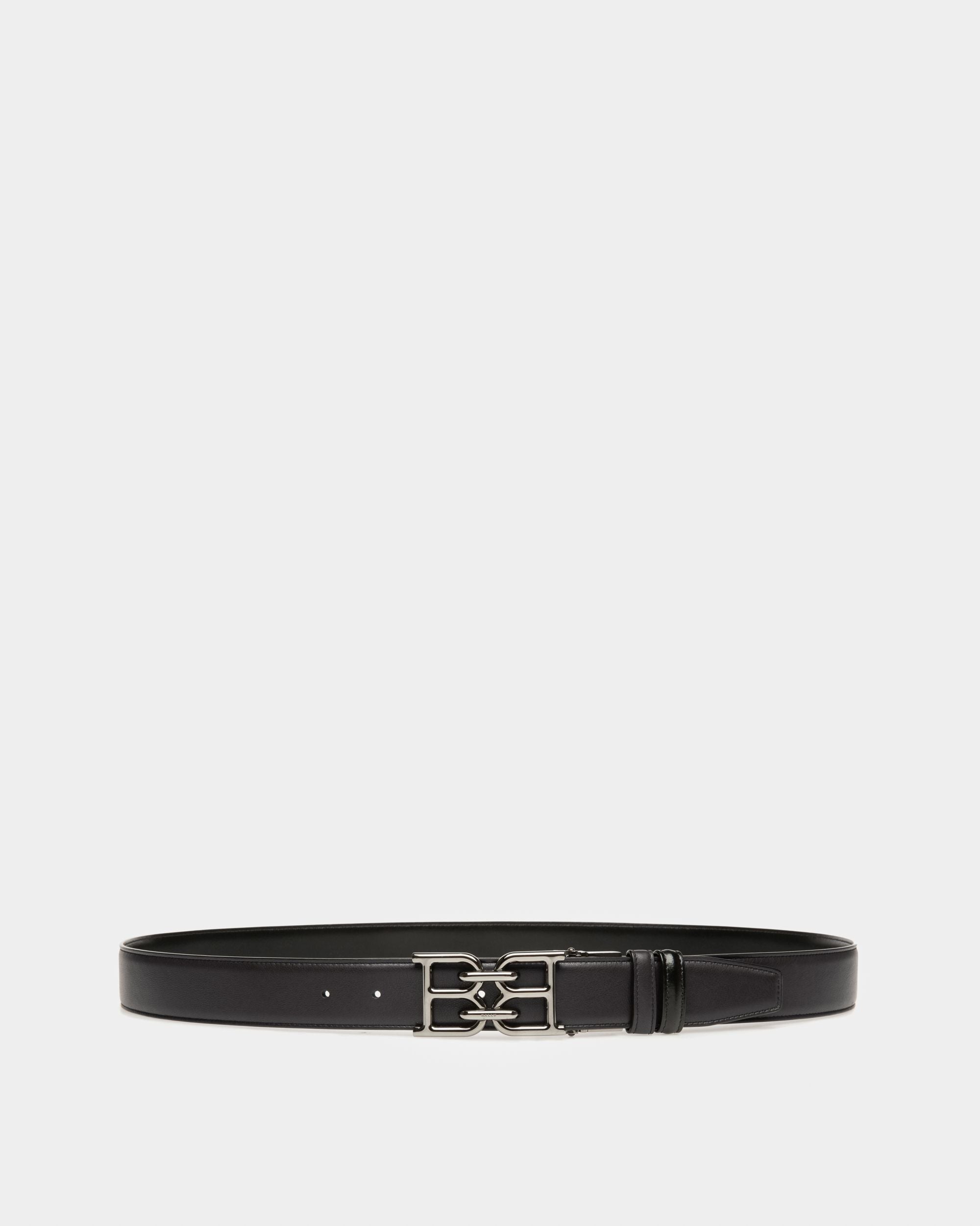 B-Chain Ceinture 35 Mm En Cuir Noir - Homme - Bally - 01