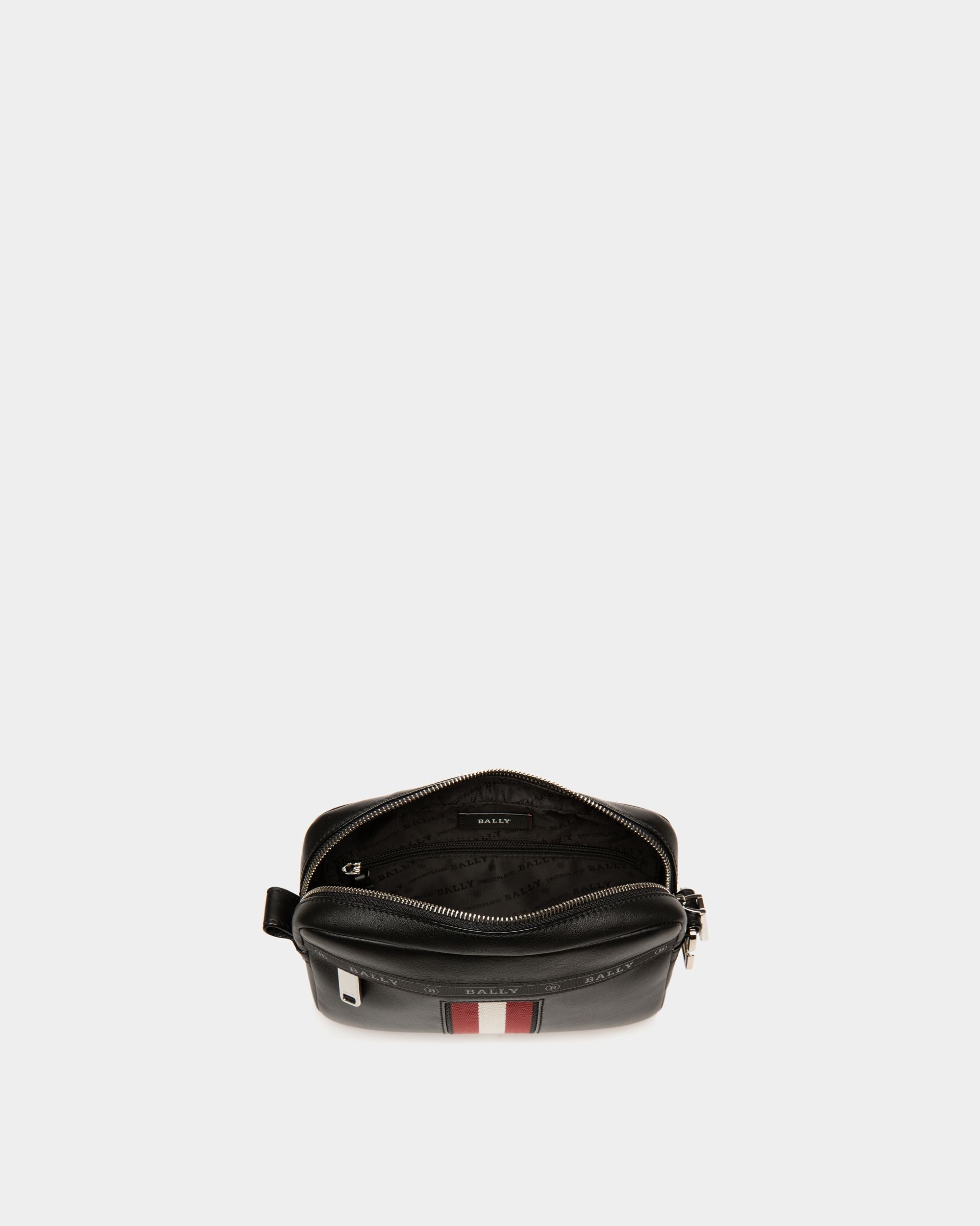 Hal Sac Bandoulière En Cuir Noir - Homme - Bally - 05