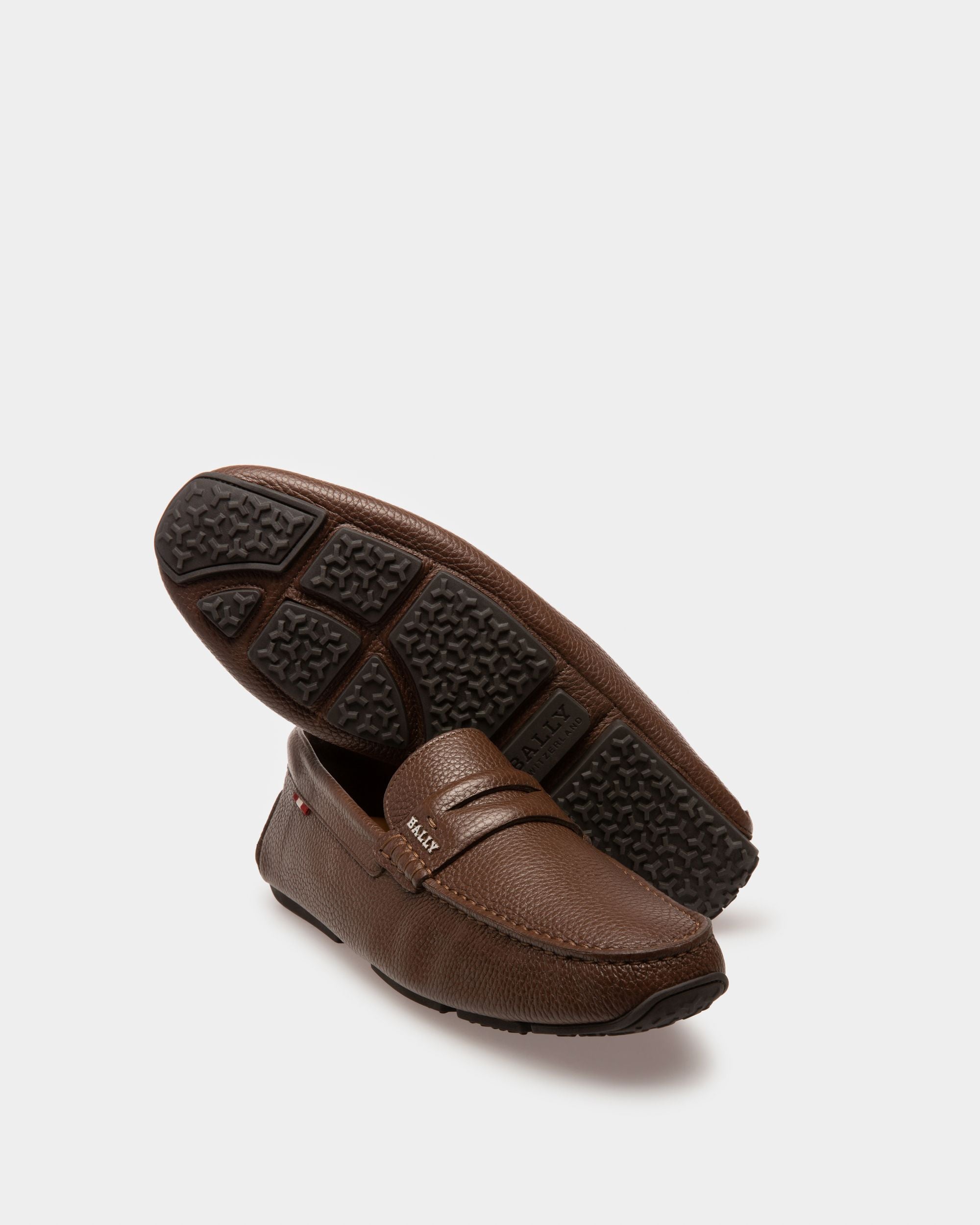Chaussures Driver Pavel En Cuir Marron - Homme - Bally - 05