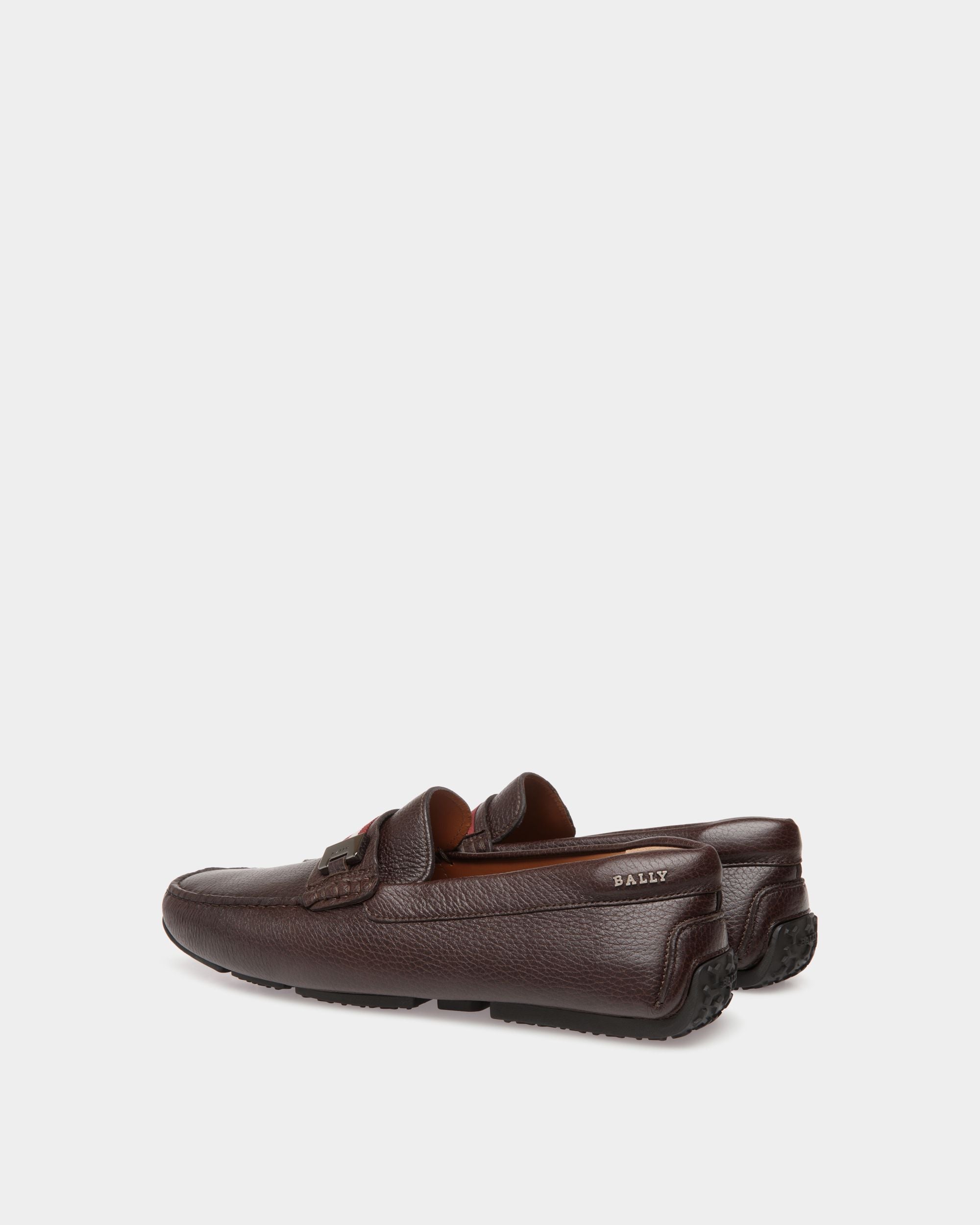 Pilot Drivers In Brown Leather - Homme - Bally - 03
