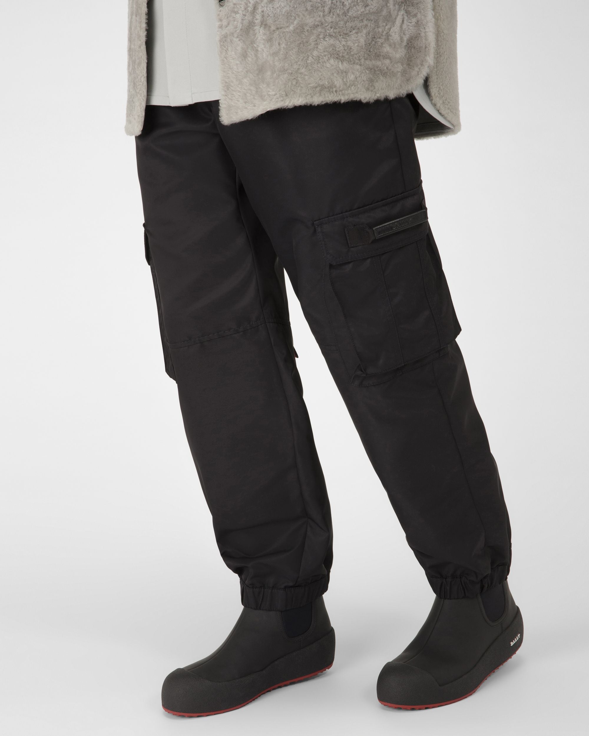 Cubrid Bottes De Neige En Cuir Noir - Homme - Bally - 02