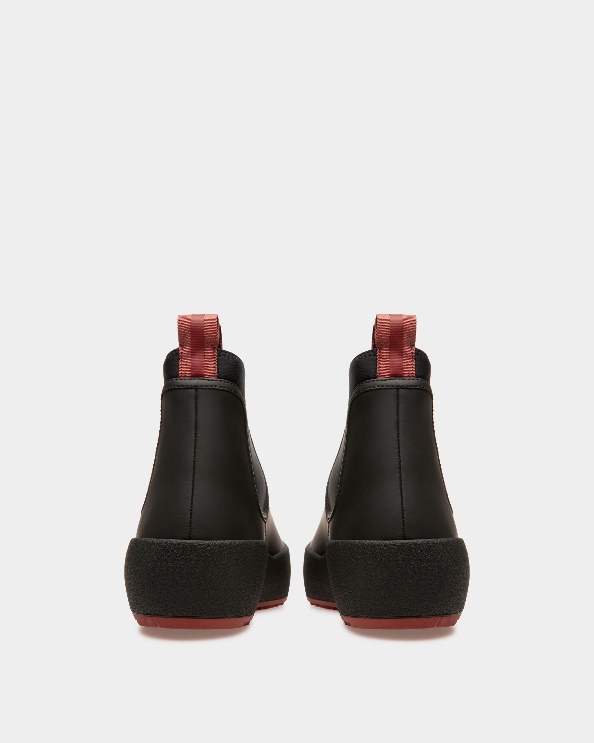 Cubrid Bottes De Neige En Cuir Noir - Homme - Bally - 04