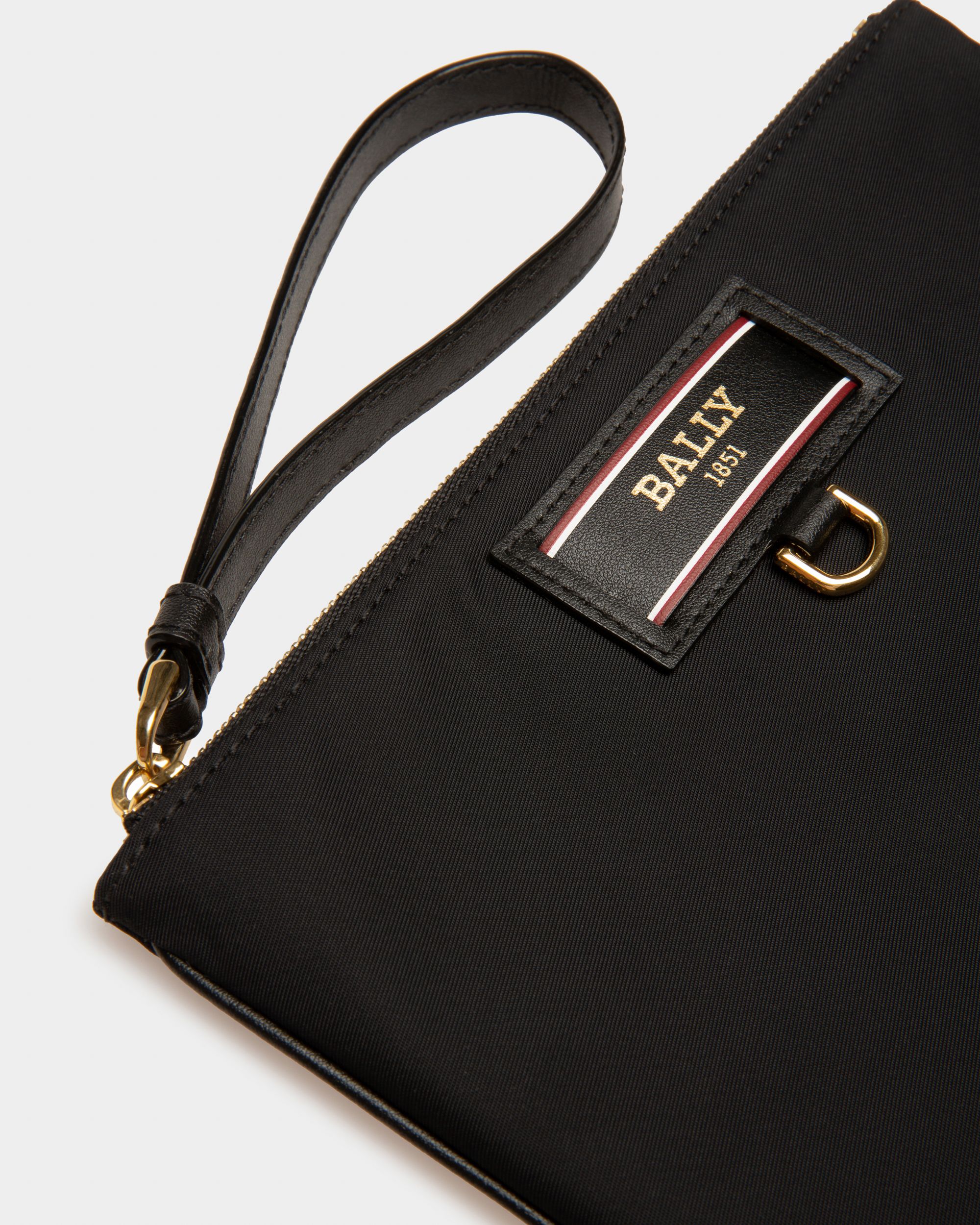 Evalyn Pochette En Nylon Recyclé Noir - Femme - Bally - 04