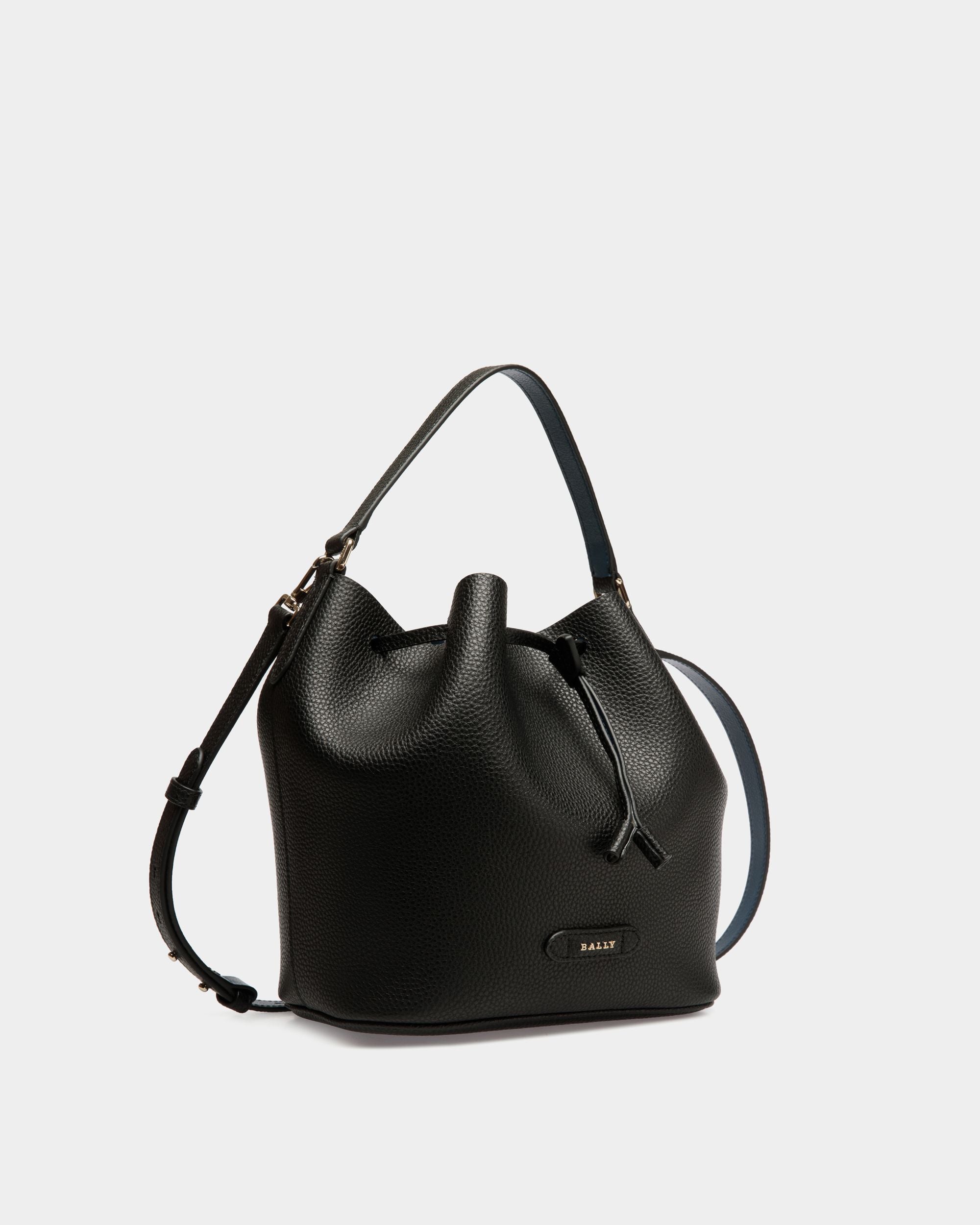 Bag In Black Bovine Split - Femme - Bally - 03