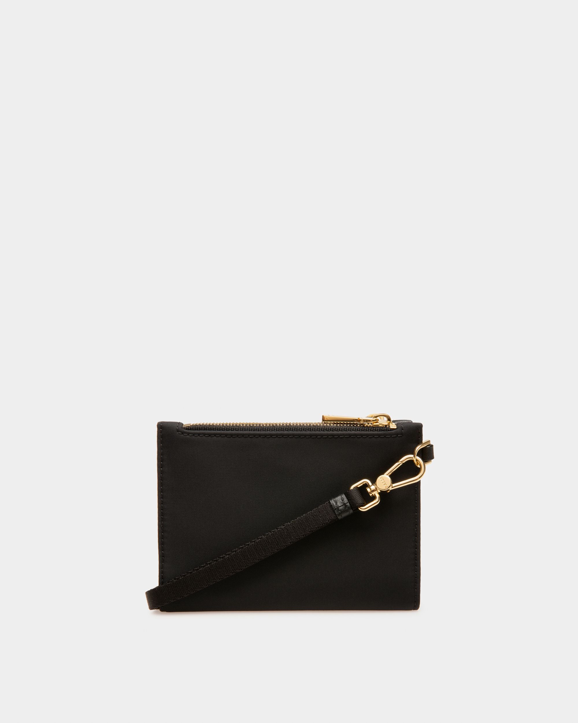 Esmal Porte-Cartes En Nylon Recyclé Noir - Femme - Bally - 02