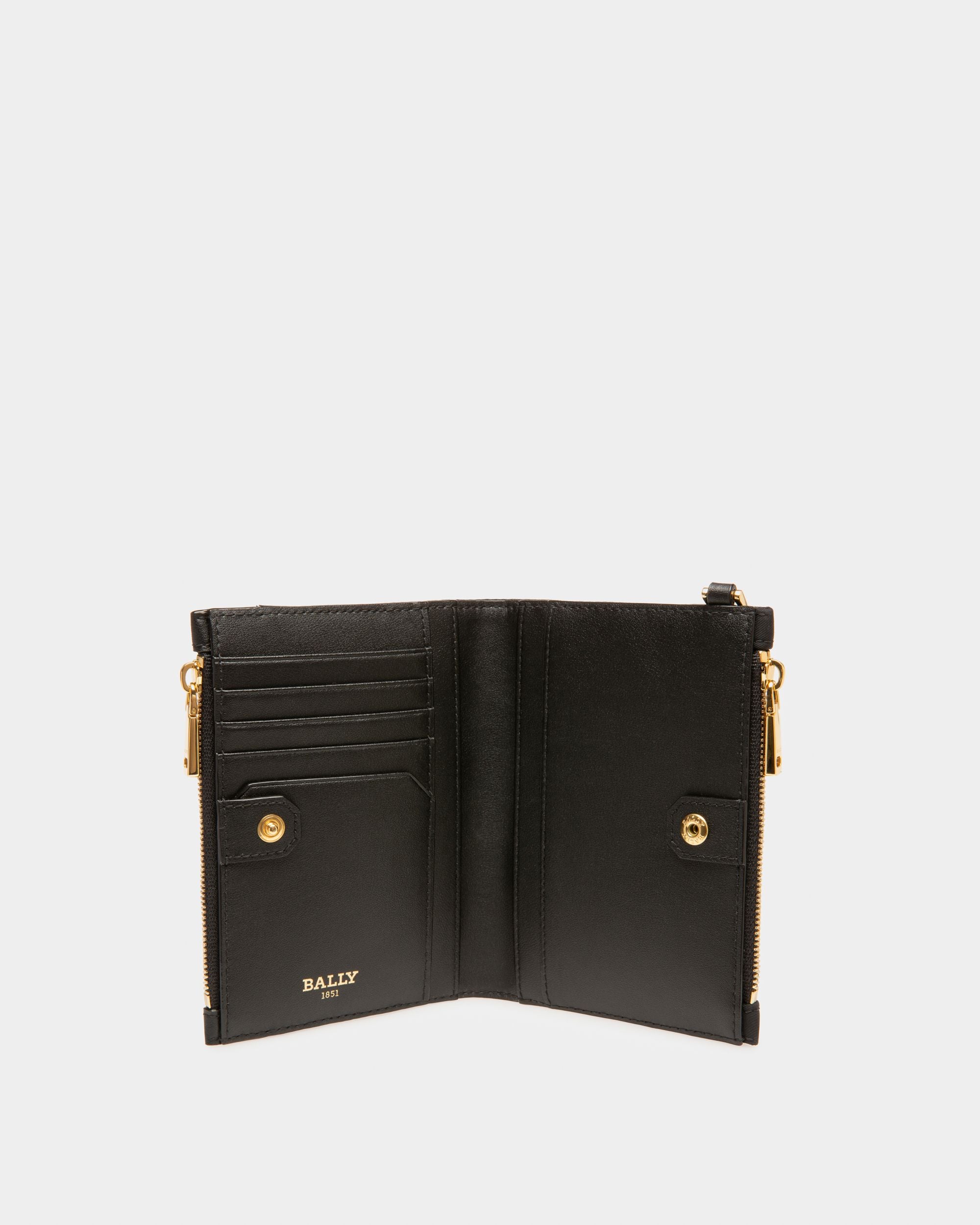 Esmal Porte-Cartes En Nylon Recyclé Noir - Femme - Bally - 03