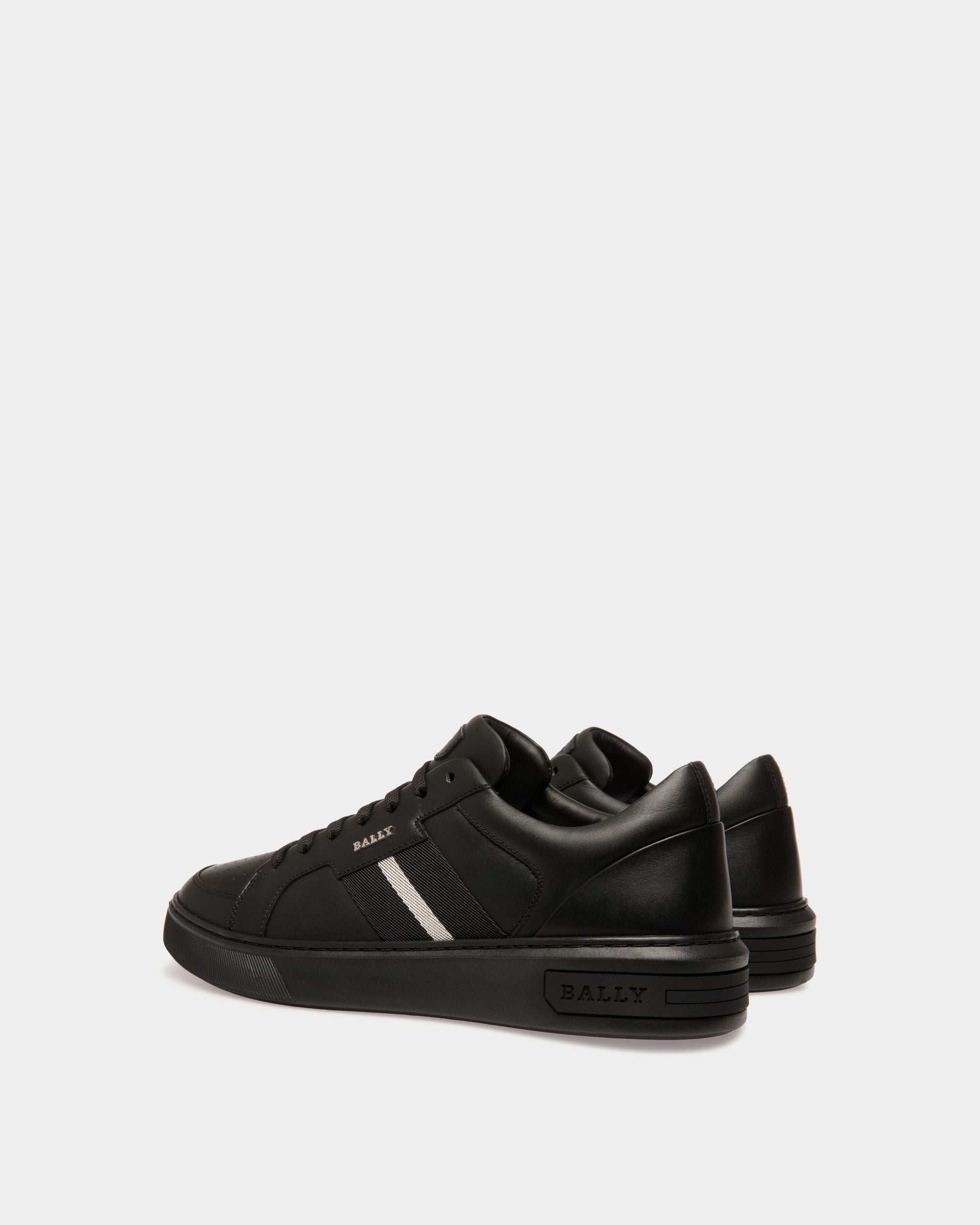 Moony Sneakers En Cuir Noir - Homme - Bally - 03