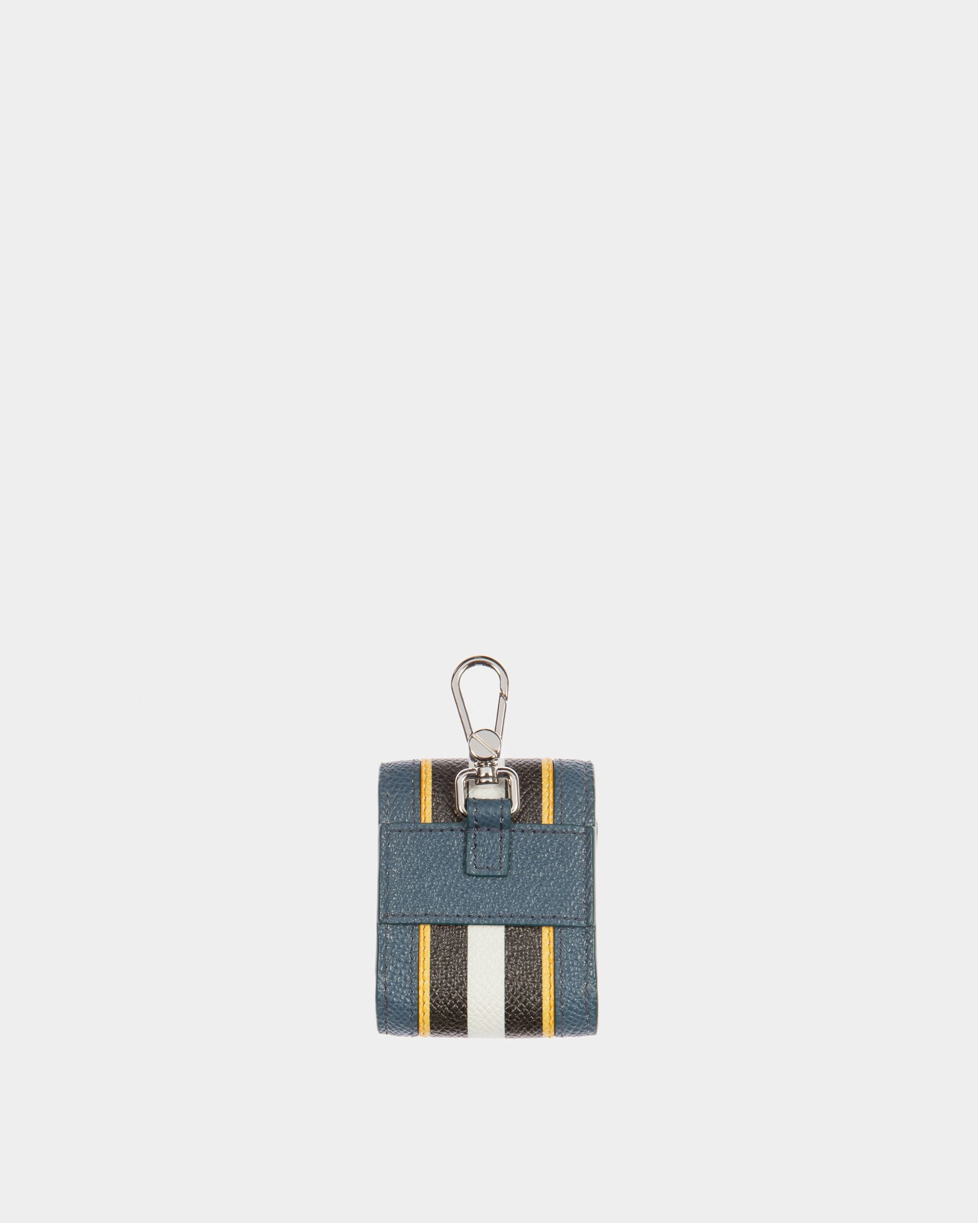Bearp Étui Pour Airpods En Cuir Bleu - Homme - Bally - 02