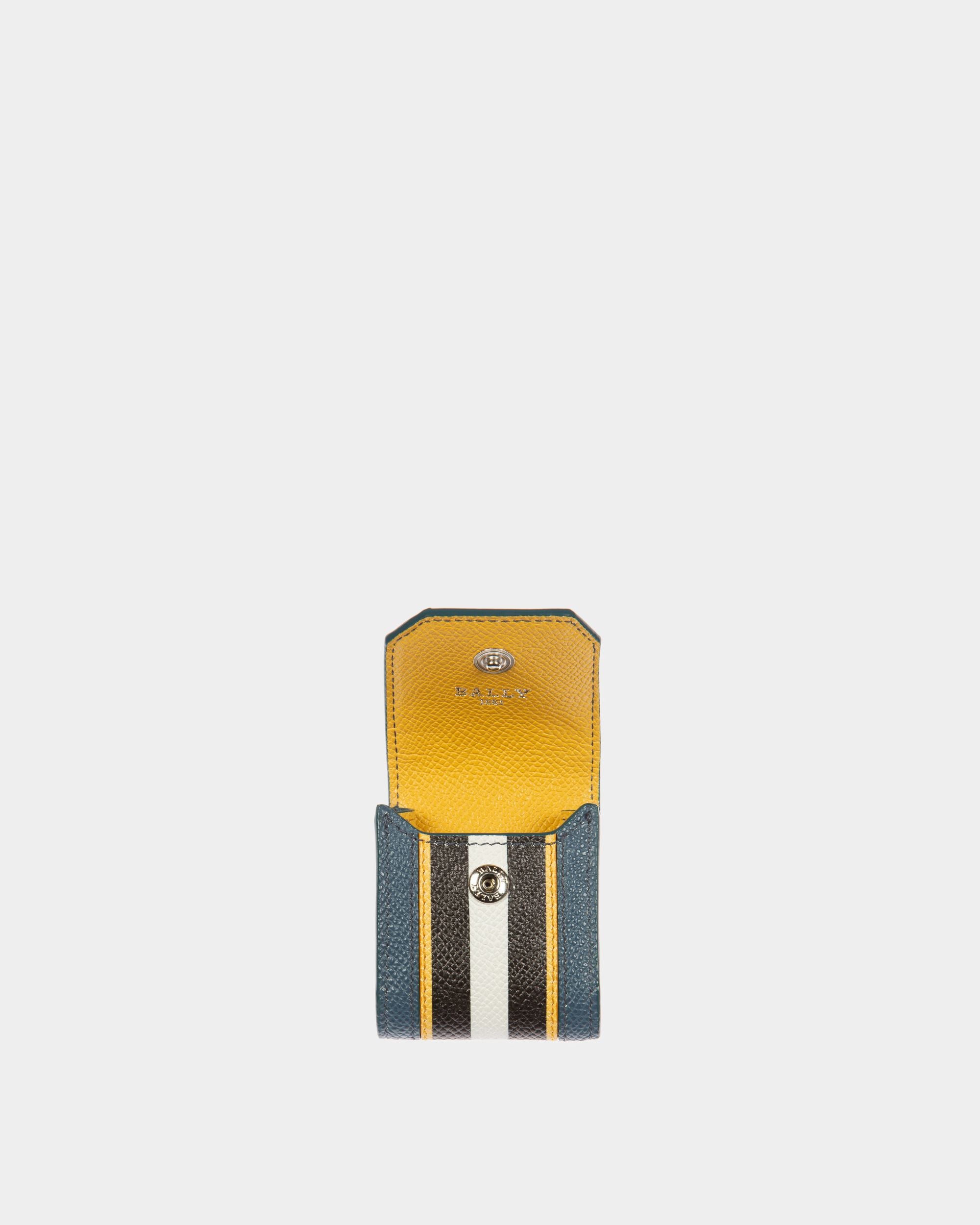 Bearp Étui Pour Airpods En Cuir Bleu - Homme - Bally - 03