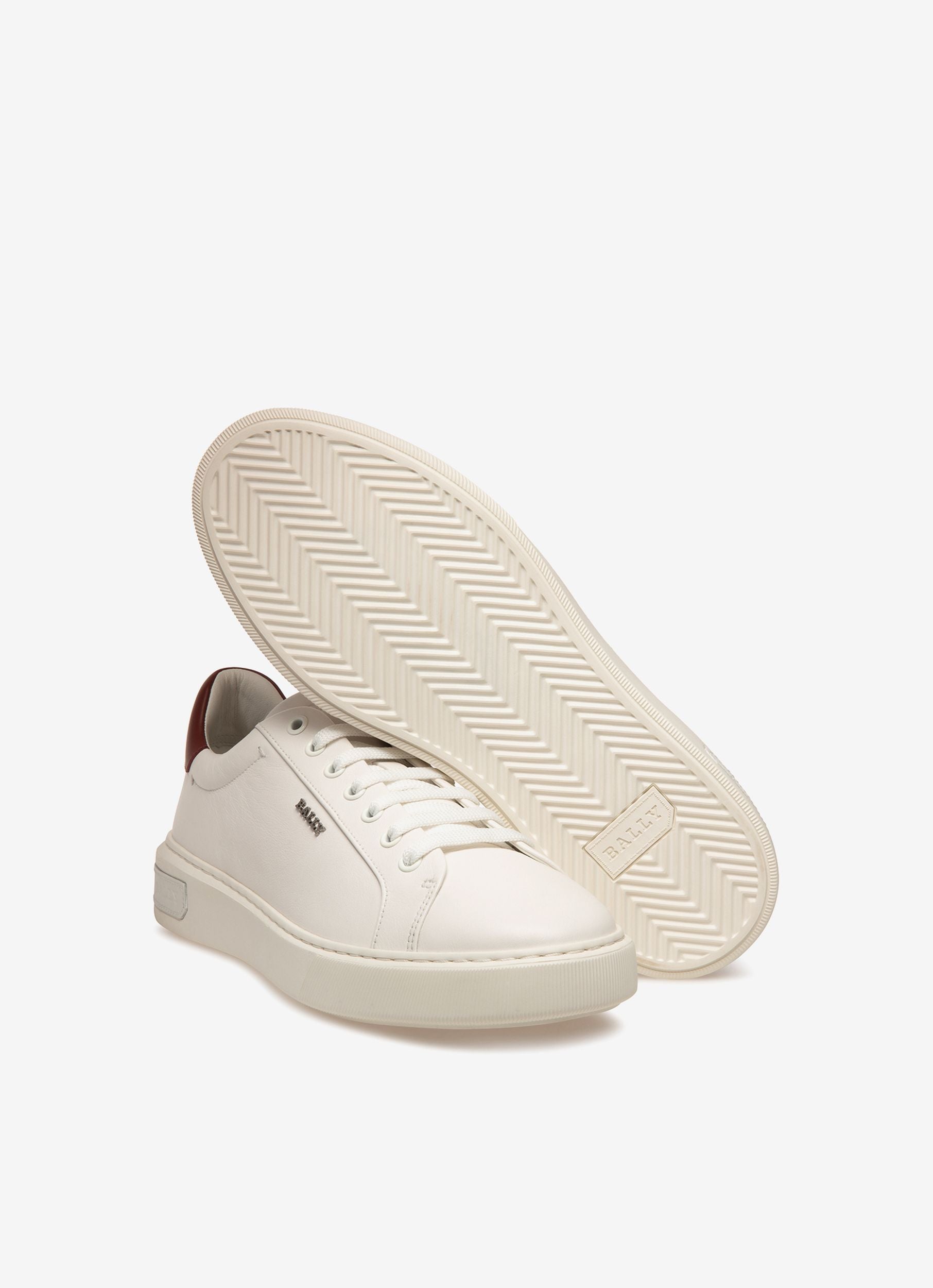Miky Sneakers En Cuir Blanc - Homme - Bally - 03