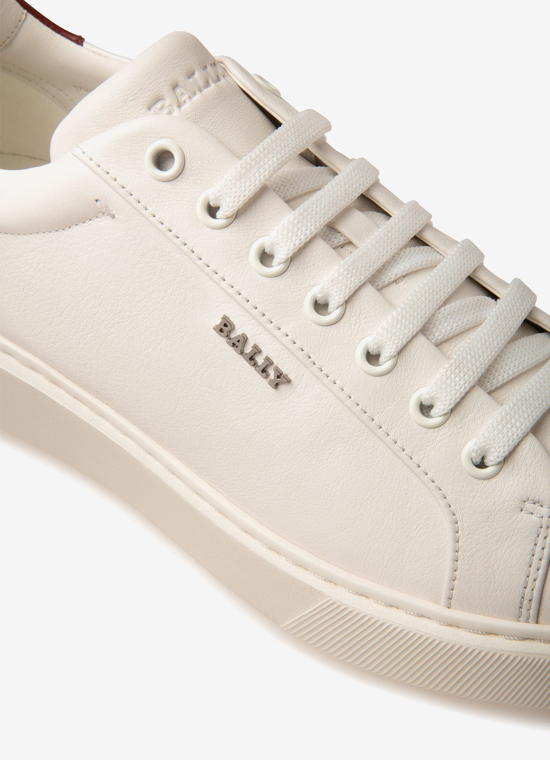 Miky Sneakers En Cuir Blanc - Homme - Bally - 04