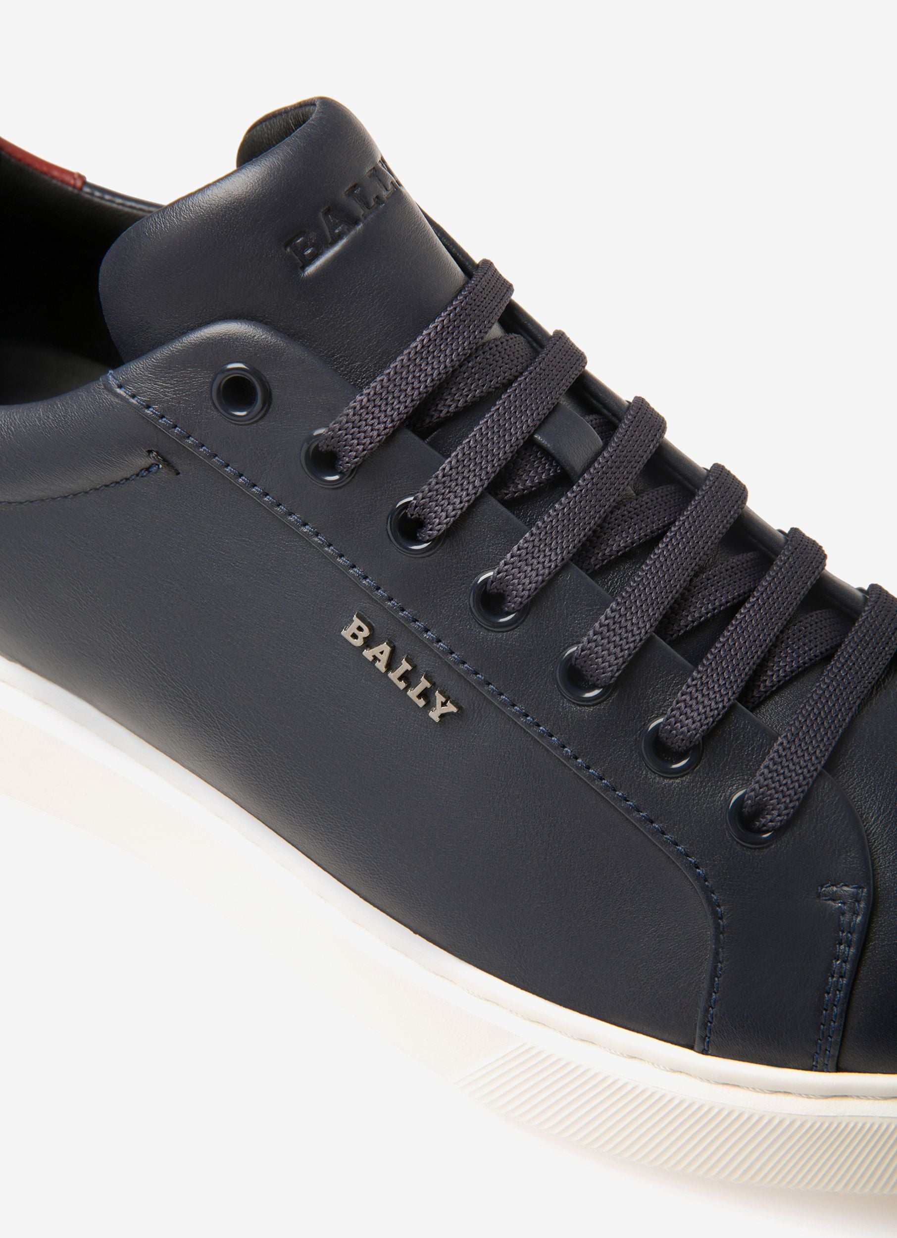 Miky Sneakers En Cuir Bleu Marine - Homme - Bally - 04