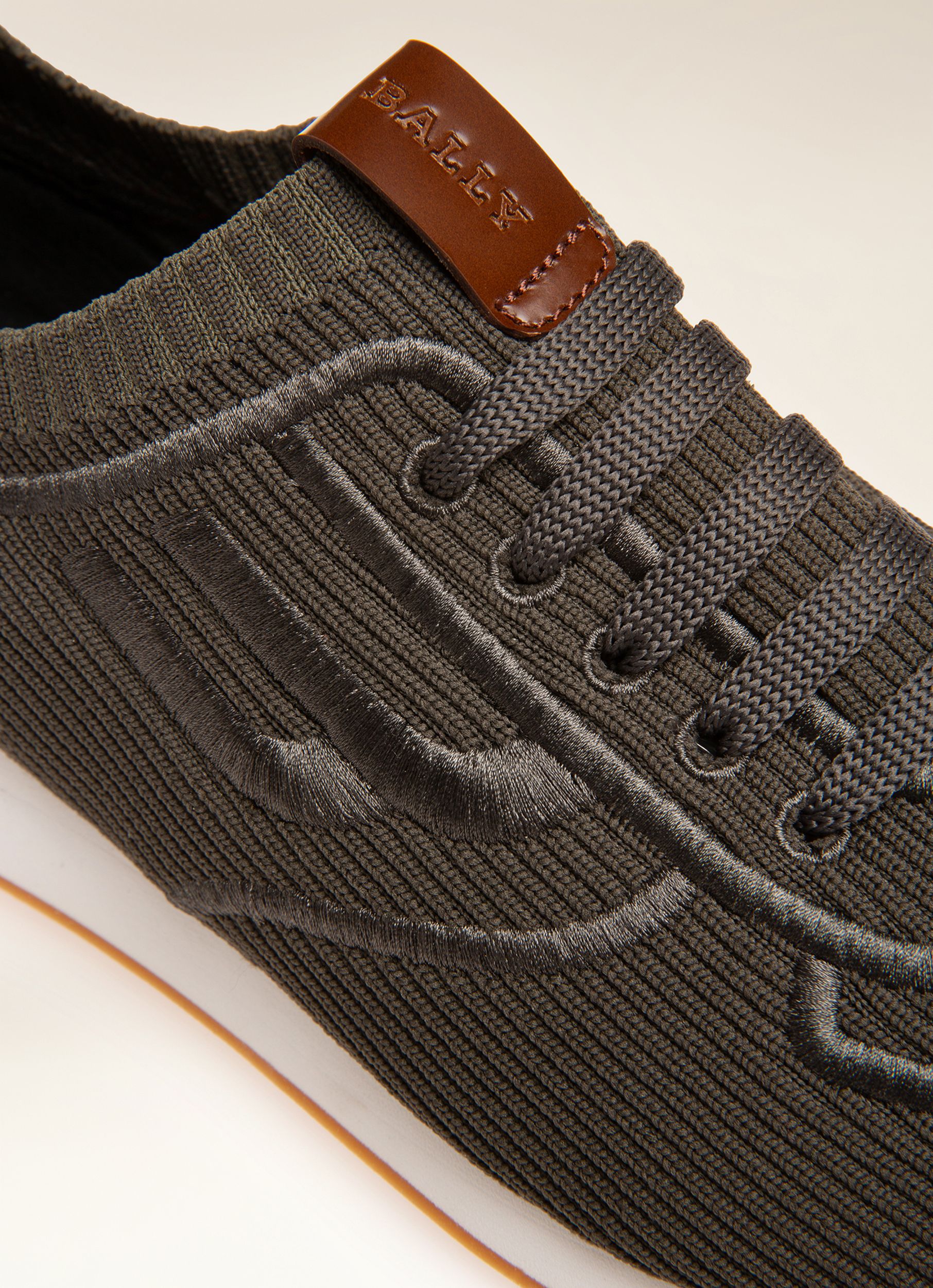 Gabber Polyester Mélangé Gris Foncé - Homme - Bally - 02