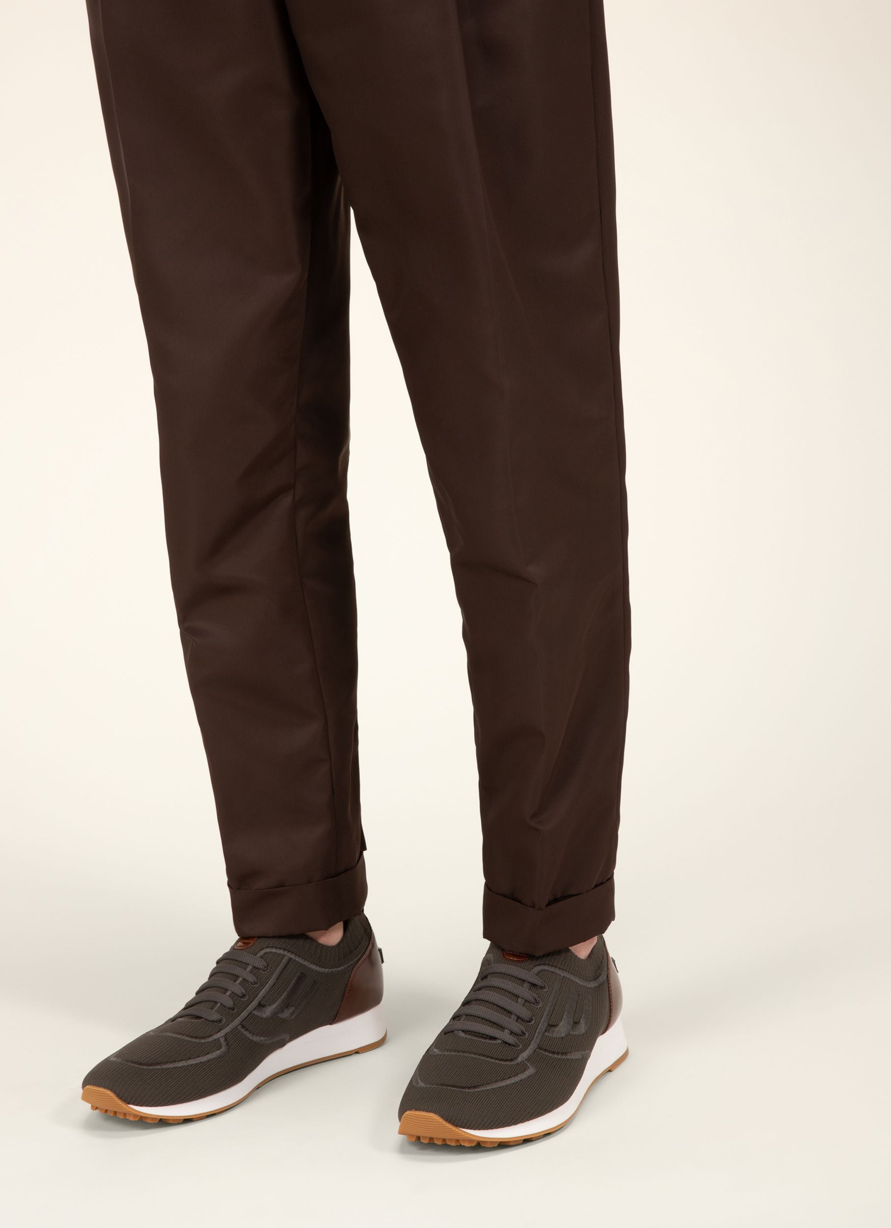 Gabber Polyester Mélangé Gris Foncé - Homme - Bally - 06