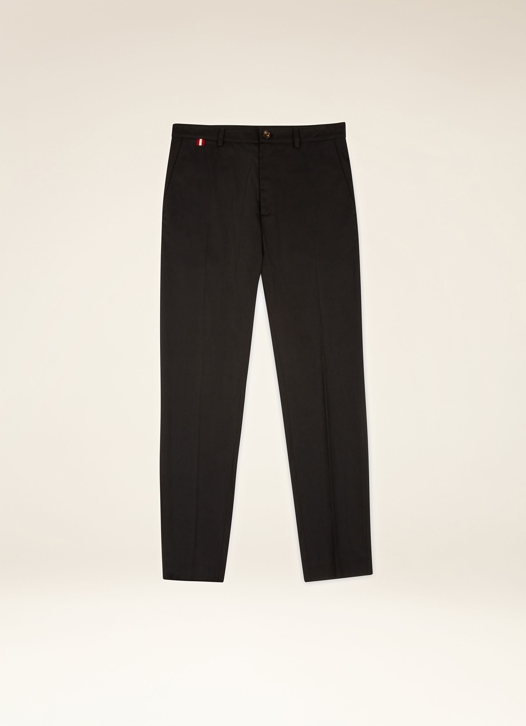 Pantalon En Coton Technique Bleu Marine - Homme - Bally - 01