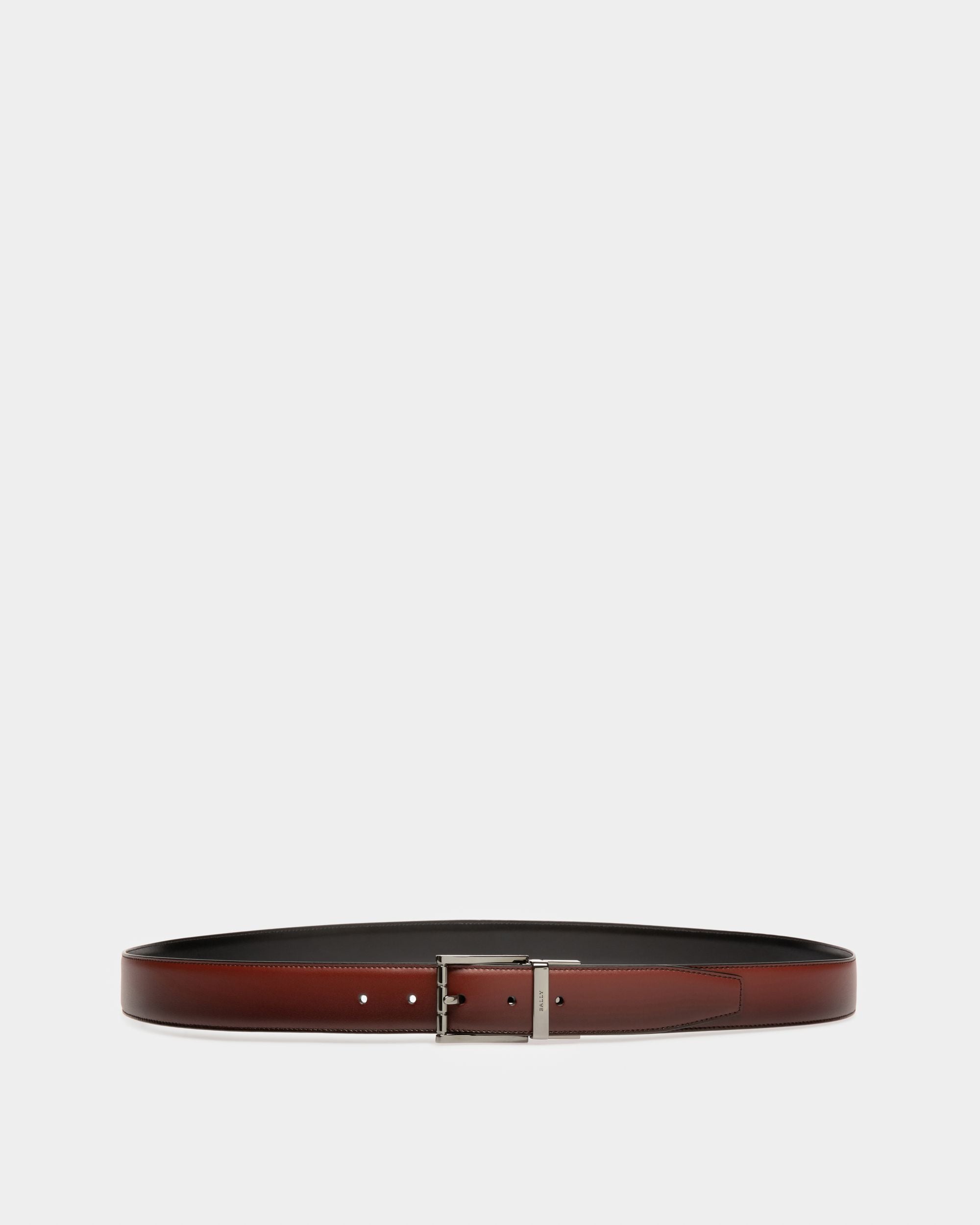 Astor Ceinture 35 Mm En Cuir Rouge Héritage - Homme - Bally - 01