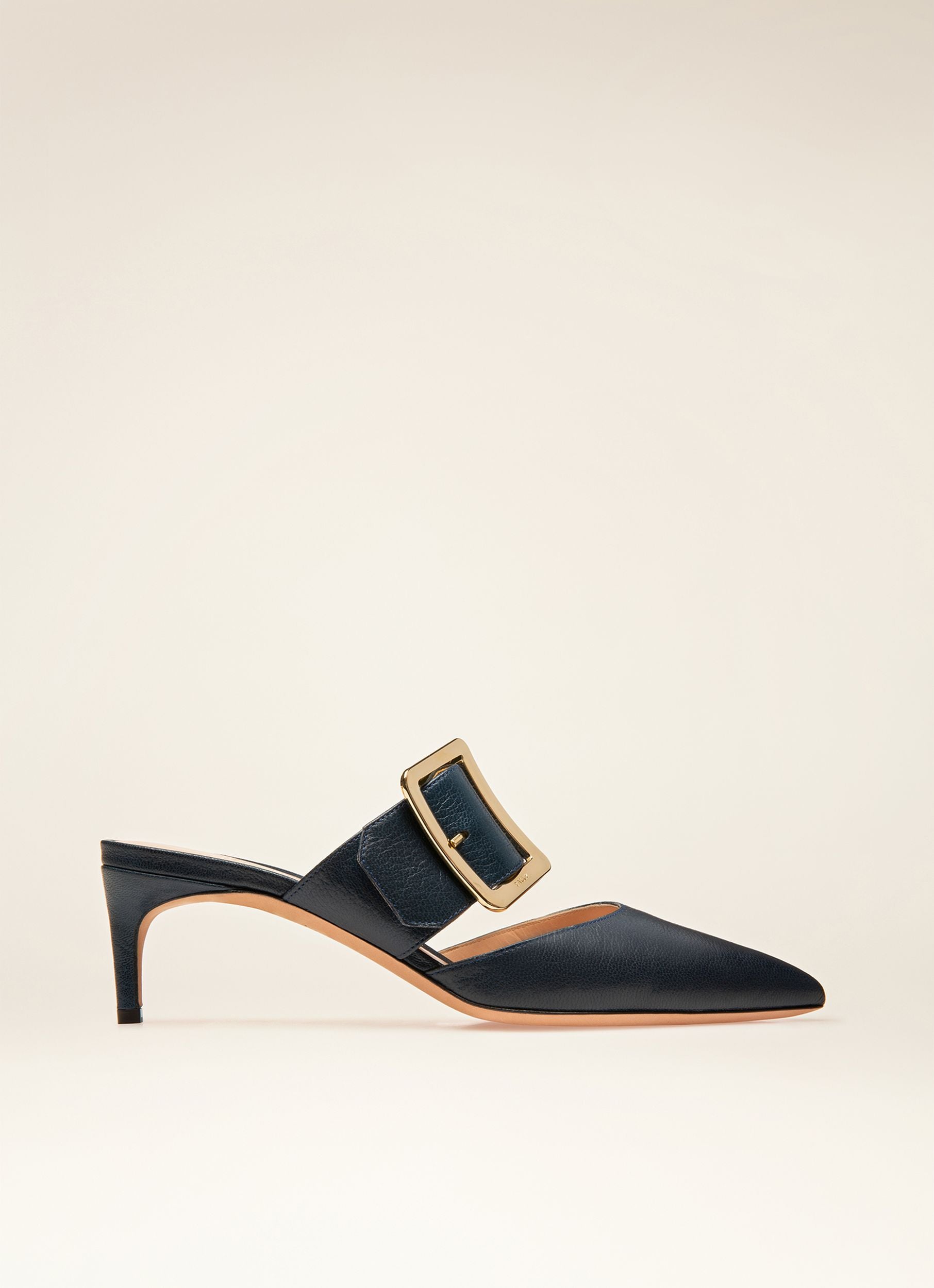 Jemina Escarpins En Cuir Bleu Marine - Femme - Bally - 01