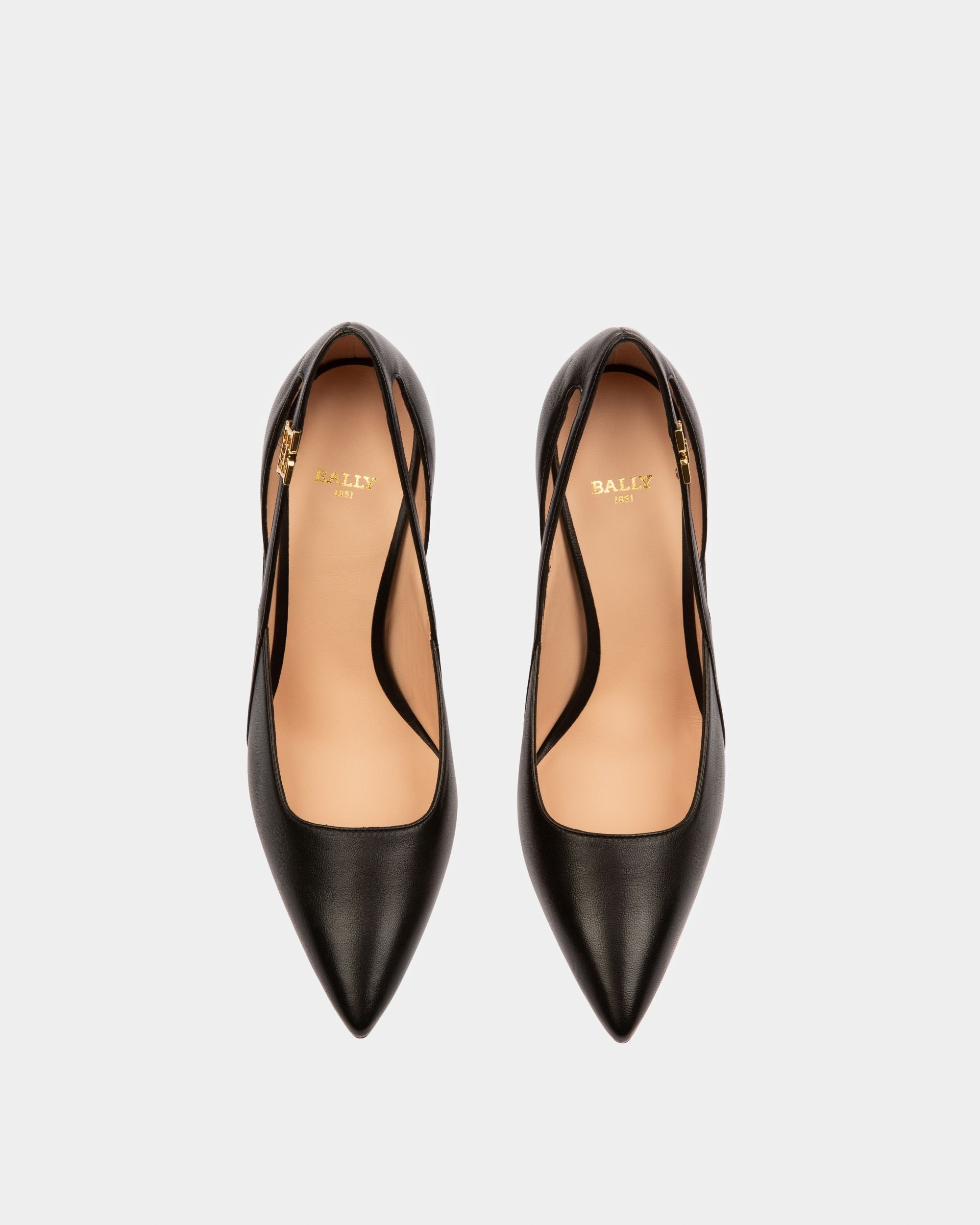 Elsa Escarpins En Cuir Noir - Femme - Bally - 02