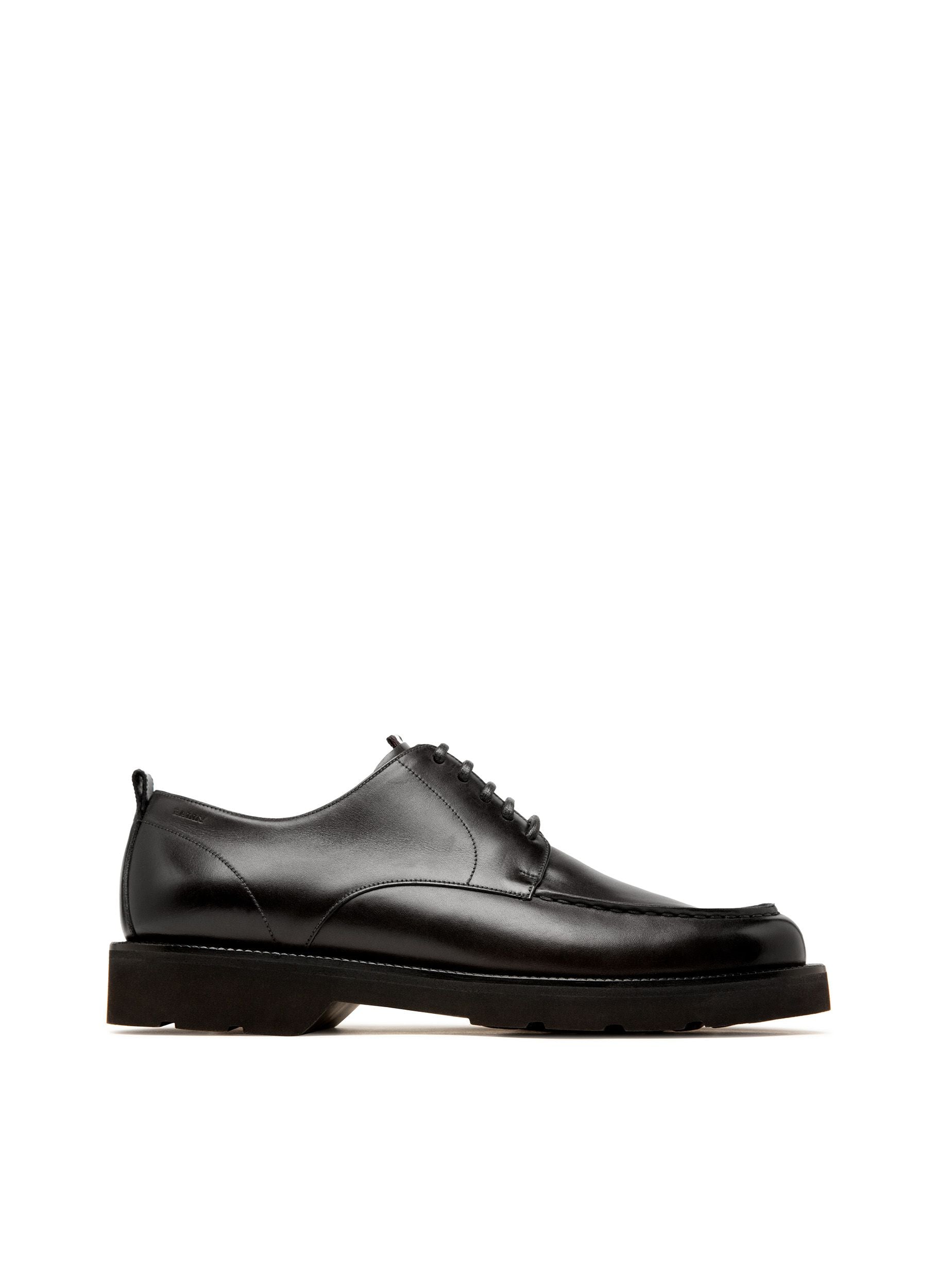 Norber Derbys En Cuir Noir - Homme - Bally - 01
