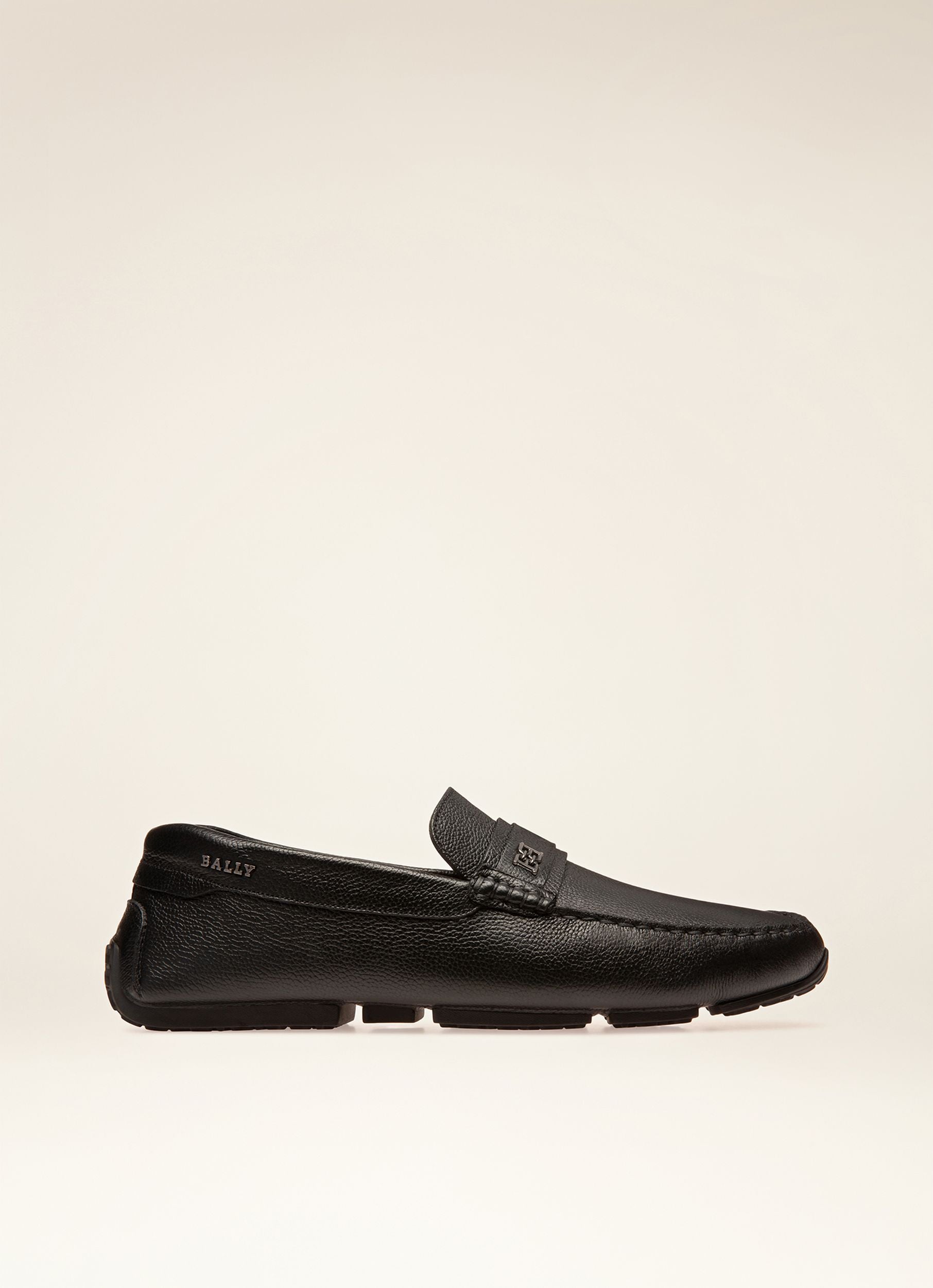 Pablon Drivers En Cuir Noir - Homme - Bally - 01