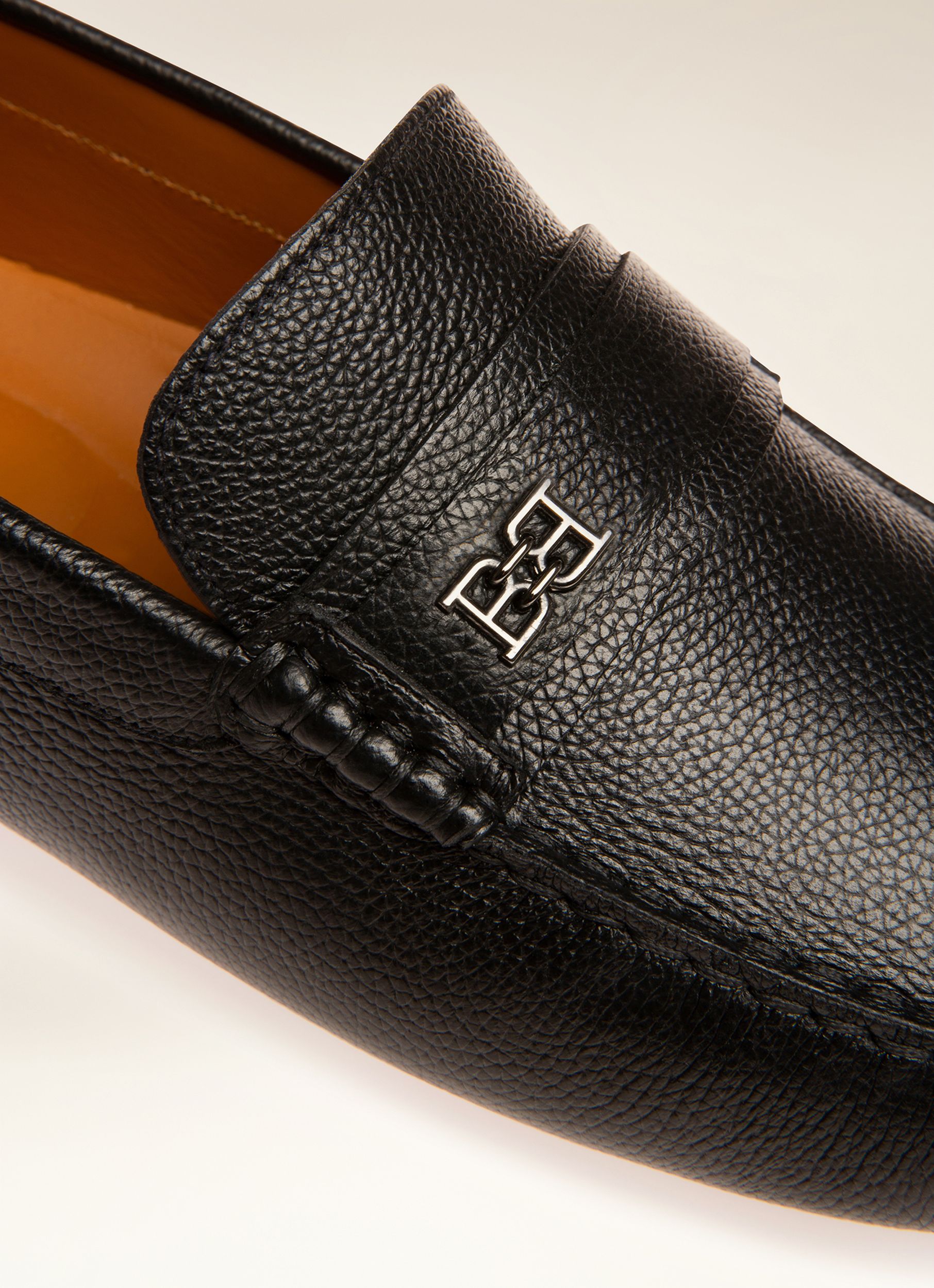 Pablon Drivers En Cuir Noir - Homme - Bally - 02