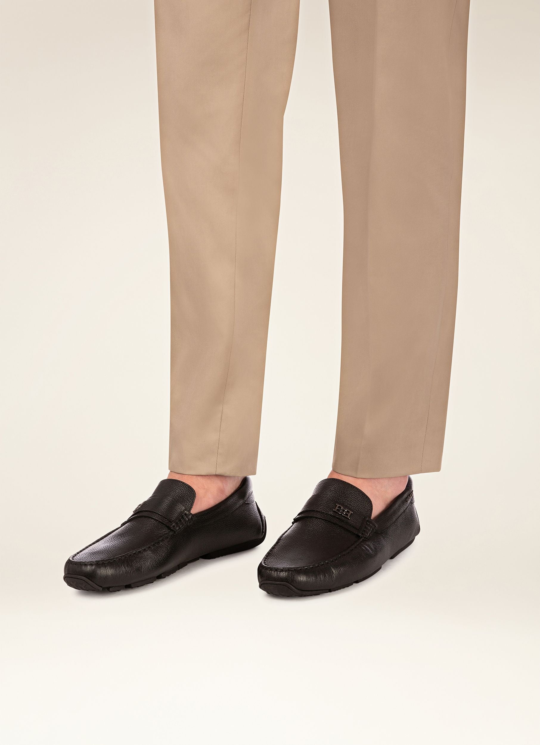Pablon Drivers En Cuir Noir - Homme - Bally - 05