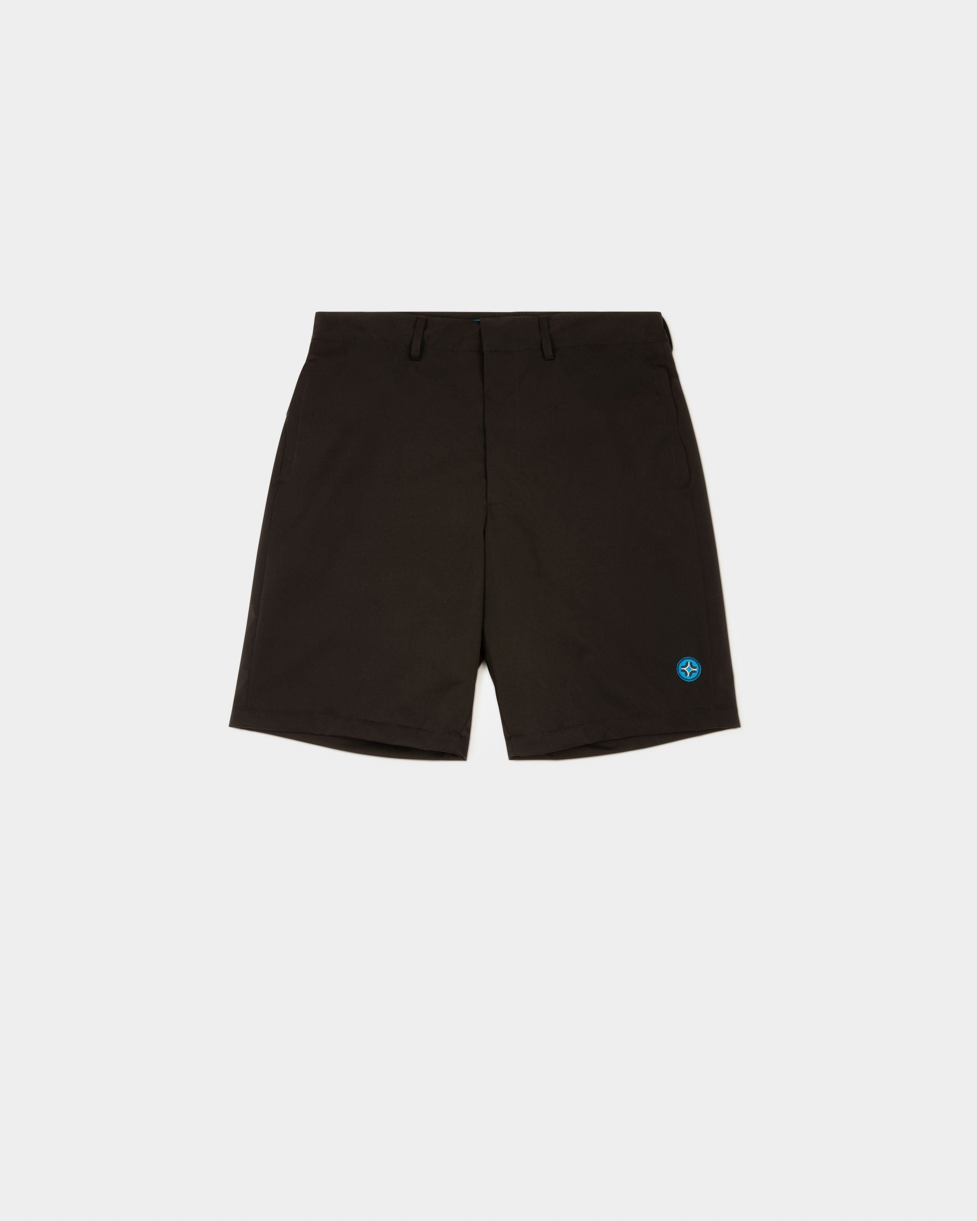 Short De Trekking En Nylon Recyclé Noir - Homme - Bally - 01