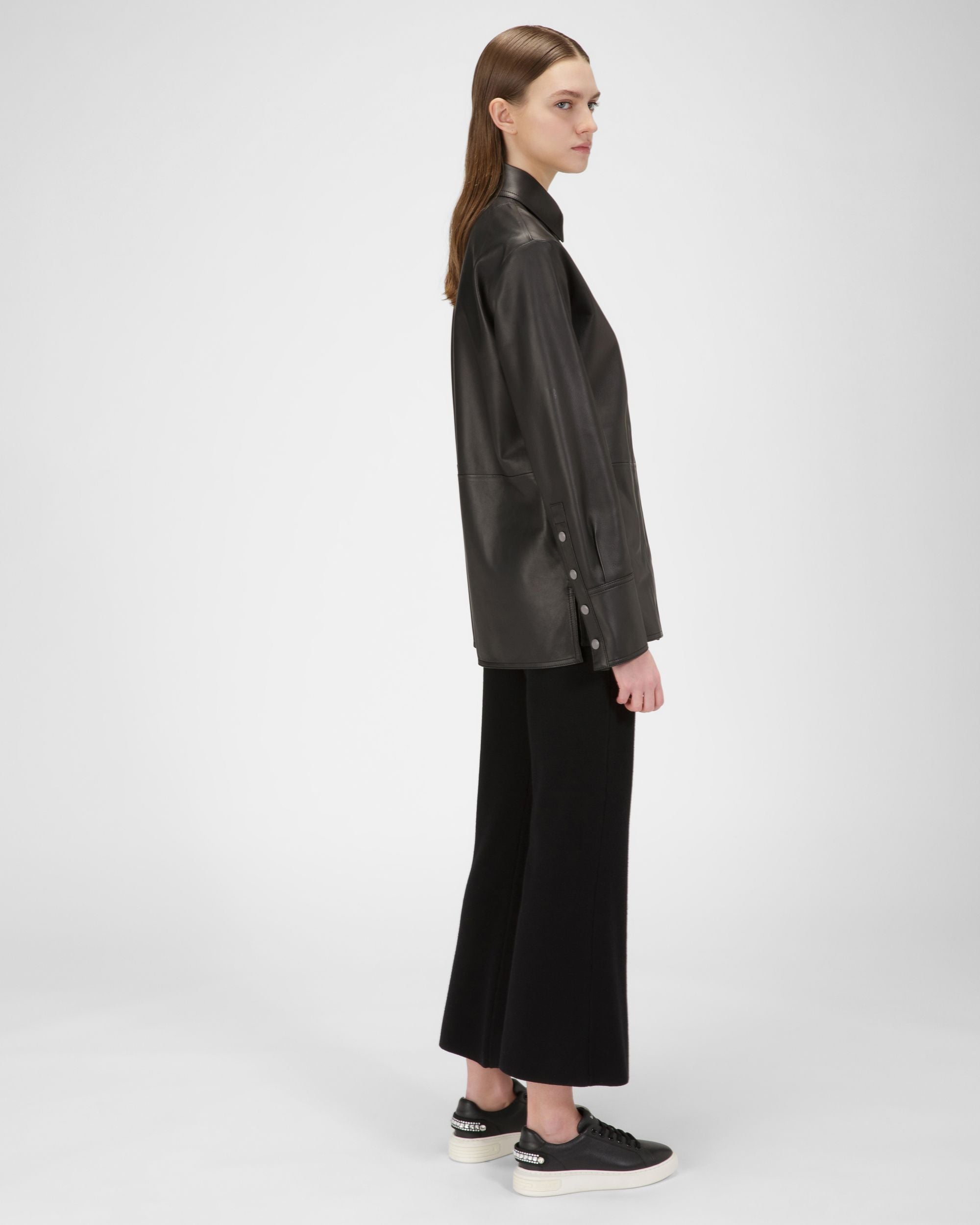 Malya Sneakers En Cuir Noir - Femme - Bally - 01