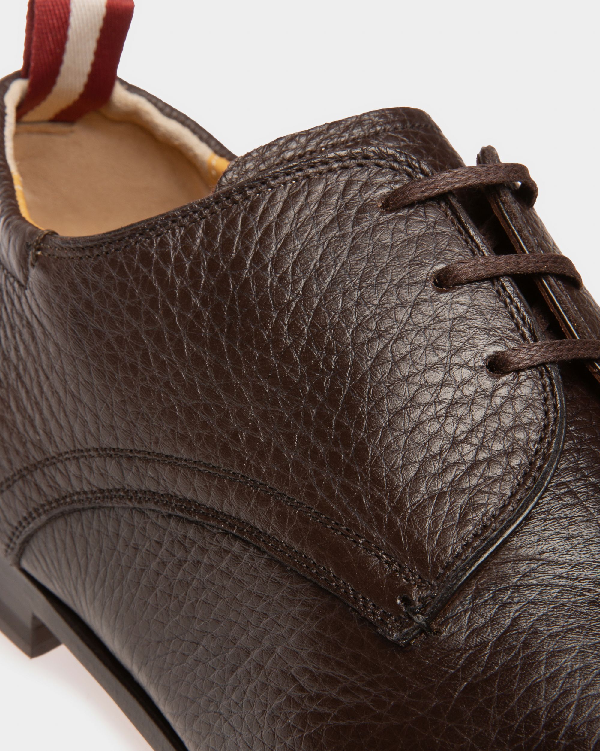 Plizard Derbies En Cuir Marron - Homme - Bally - 05