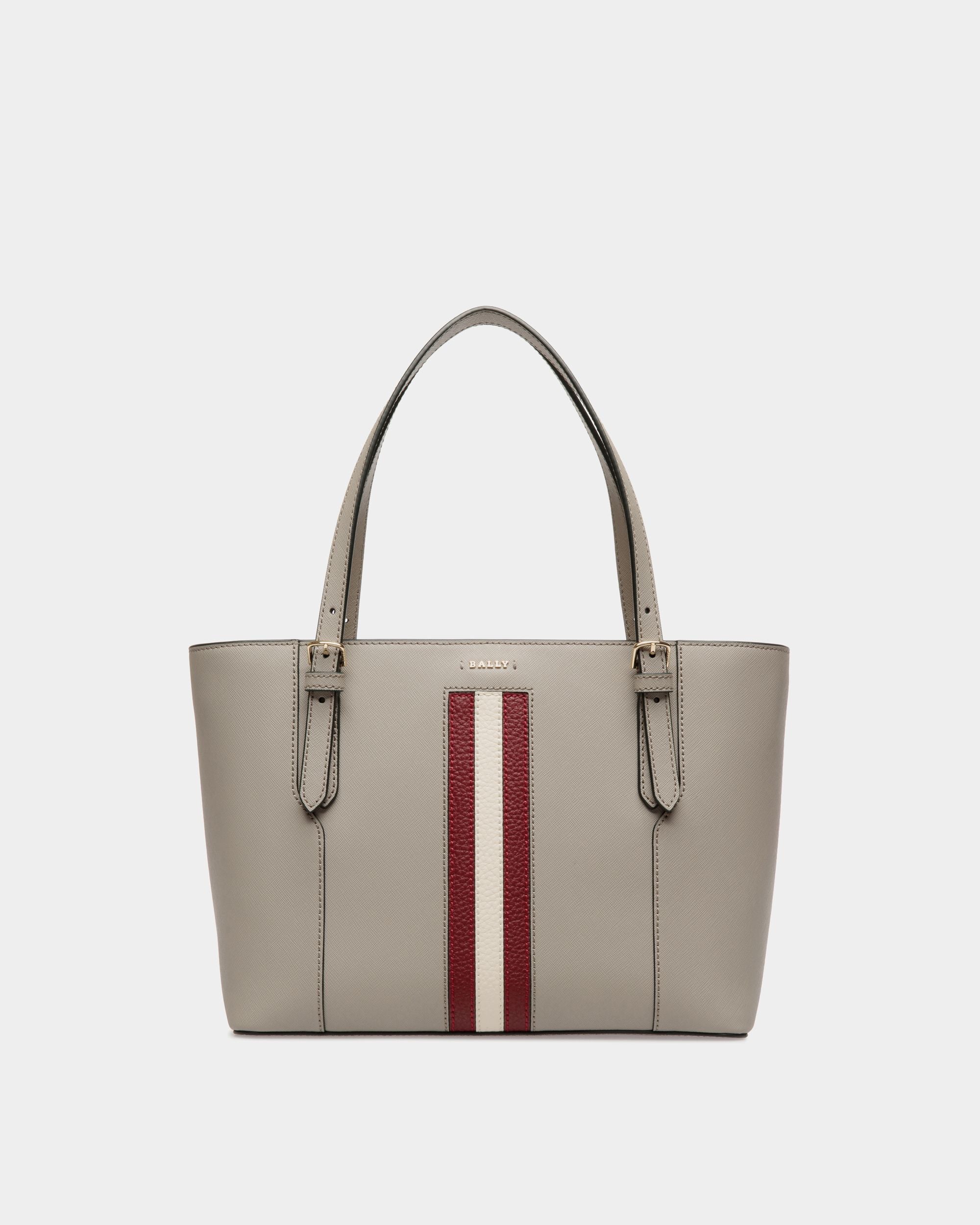 Tote In Grey Bovine Split - Femme - Bally - 01