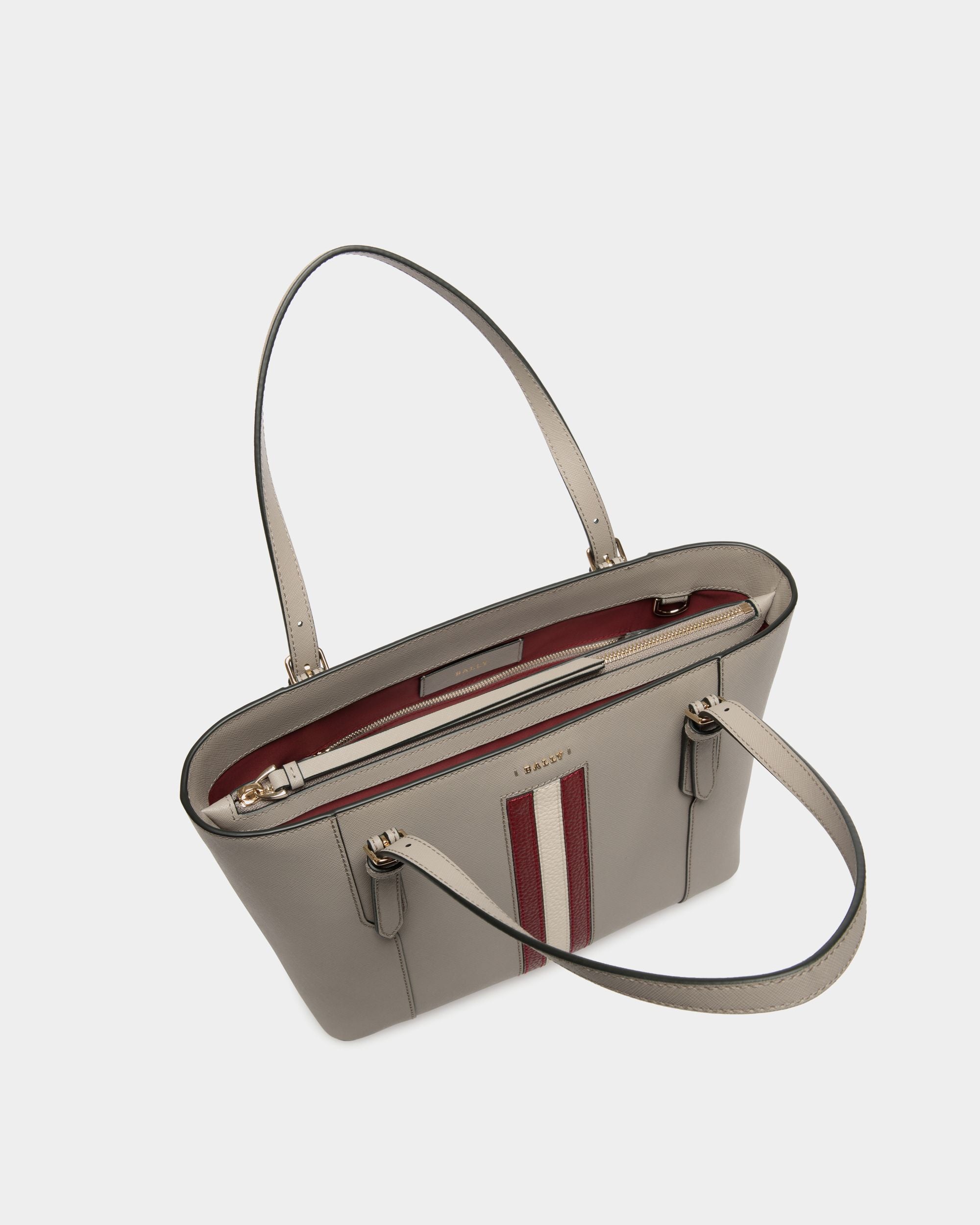 Tote In Grey Bovine Split - Femme - Bally - 04