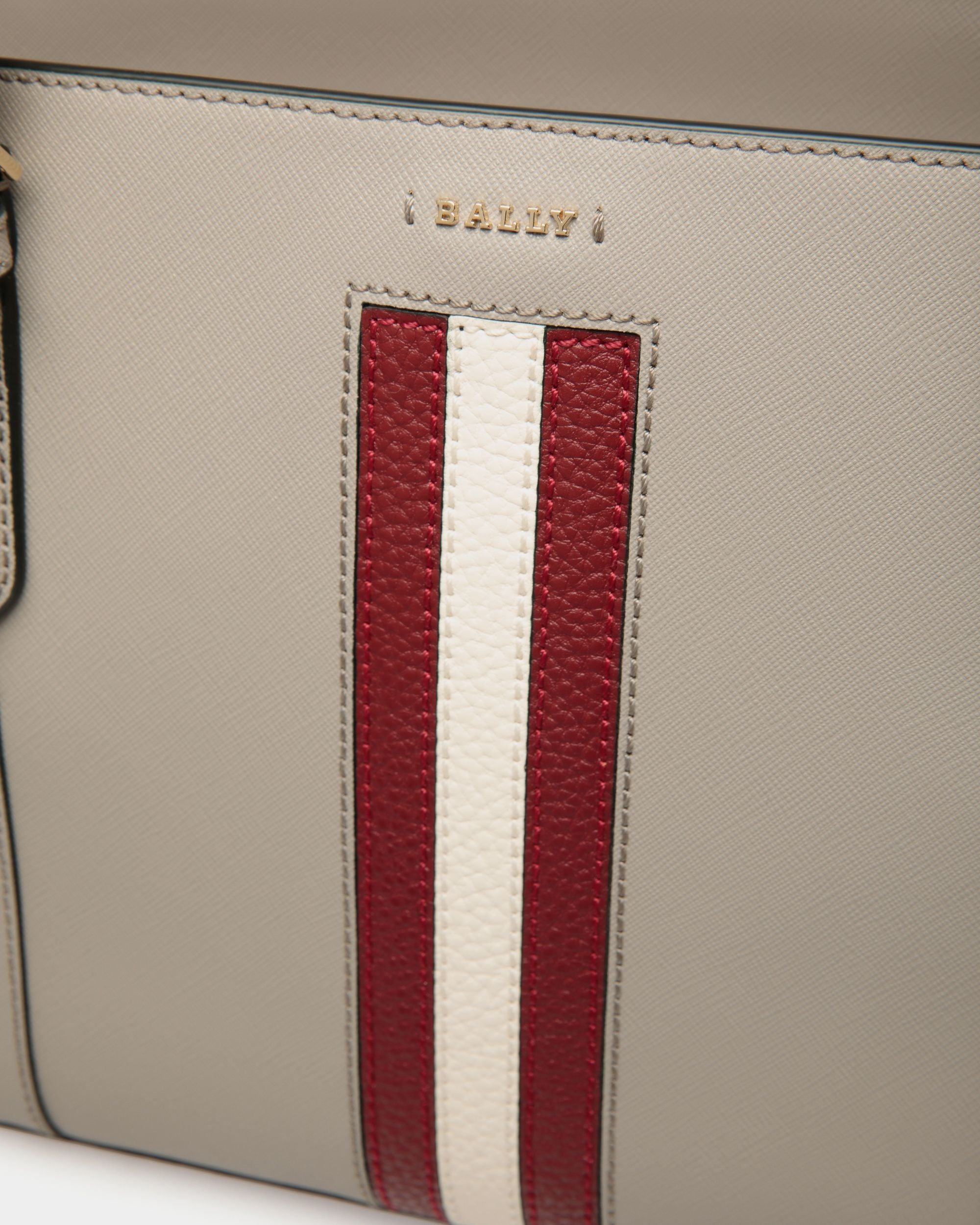 Tote In Grey Bovine Split - Femme - Bally - 05