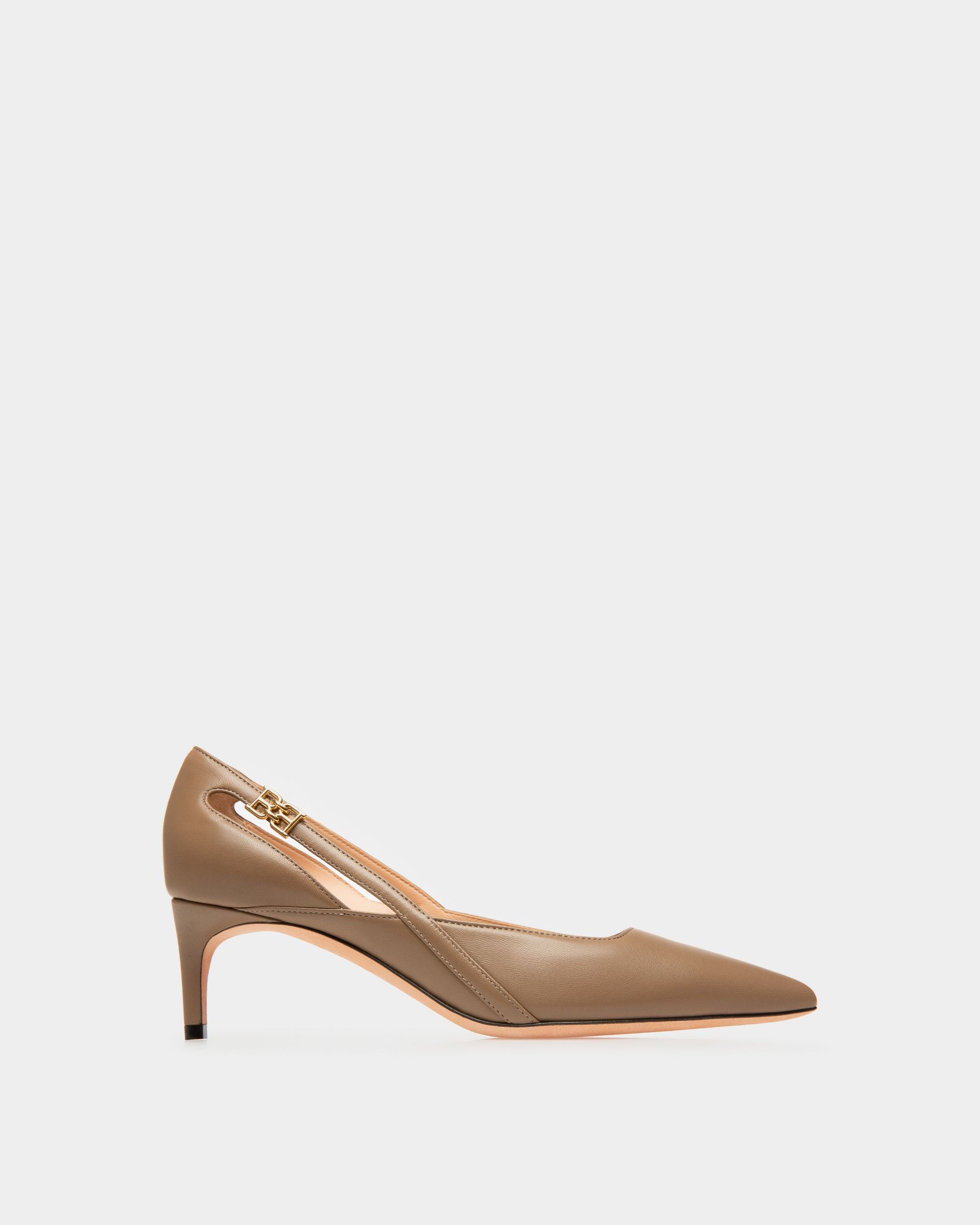 Elsa Escarpins En Cuir Taupe - Femme - Bally - 01