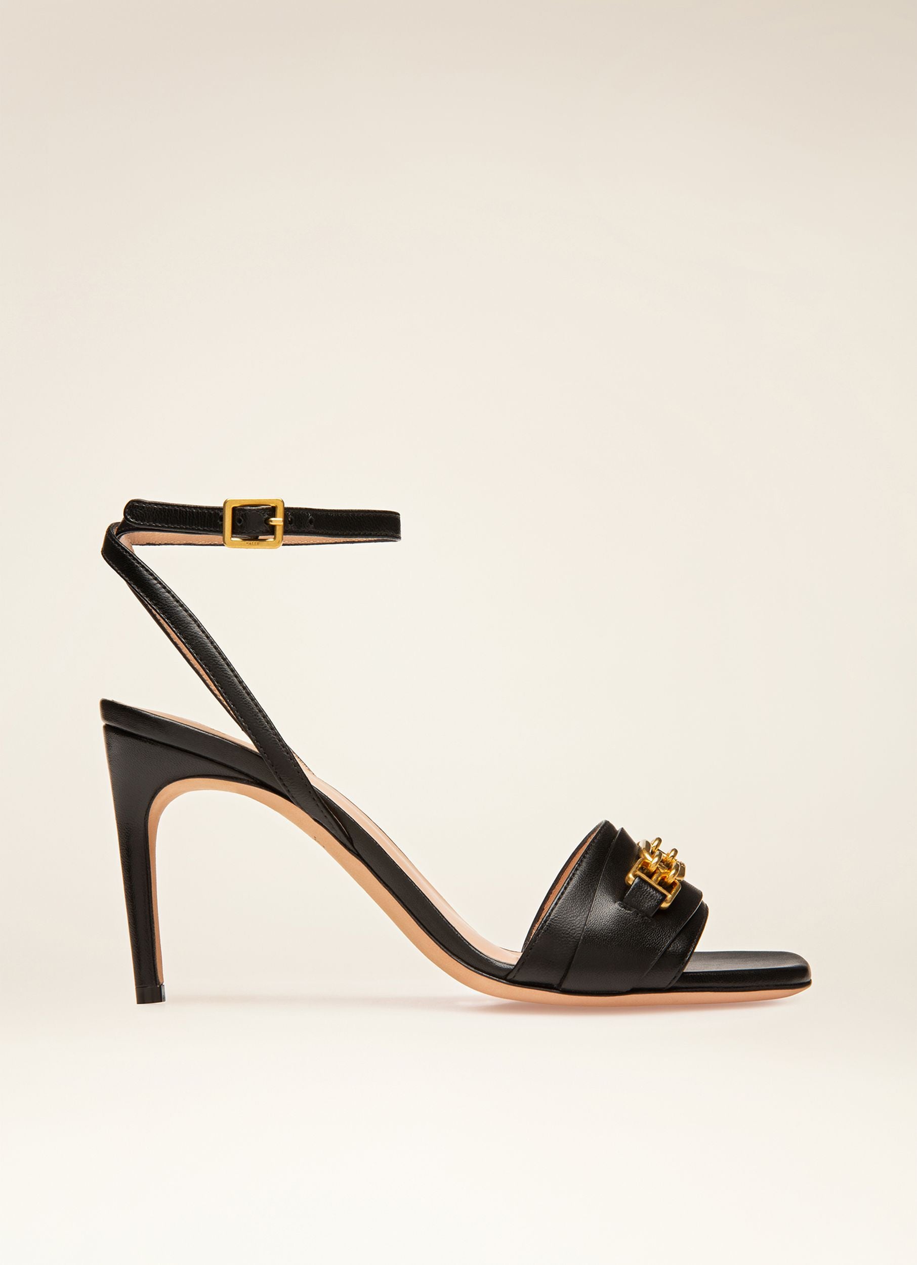 Dorey Sandales En Cuir Noir - Femme - Bally - 01