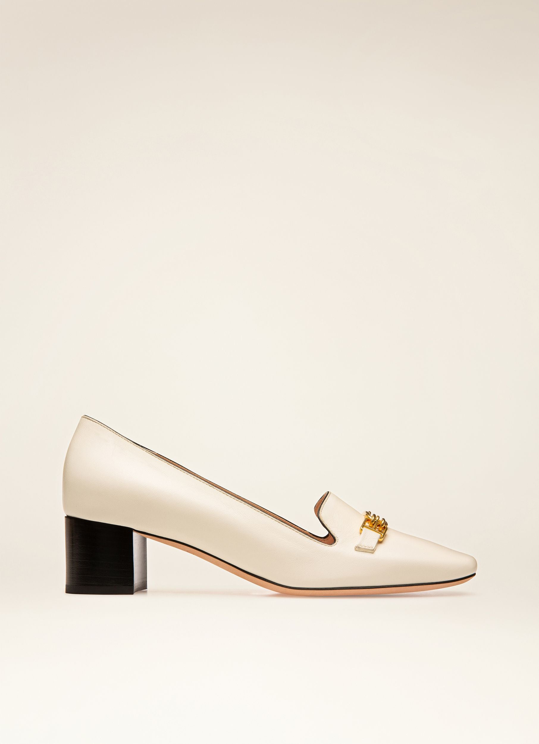 Dielle Escarpins En Cuir Ivoire - Femme - Bally - 01
