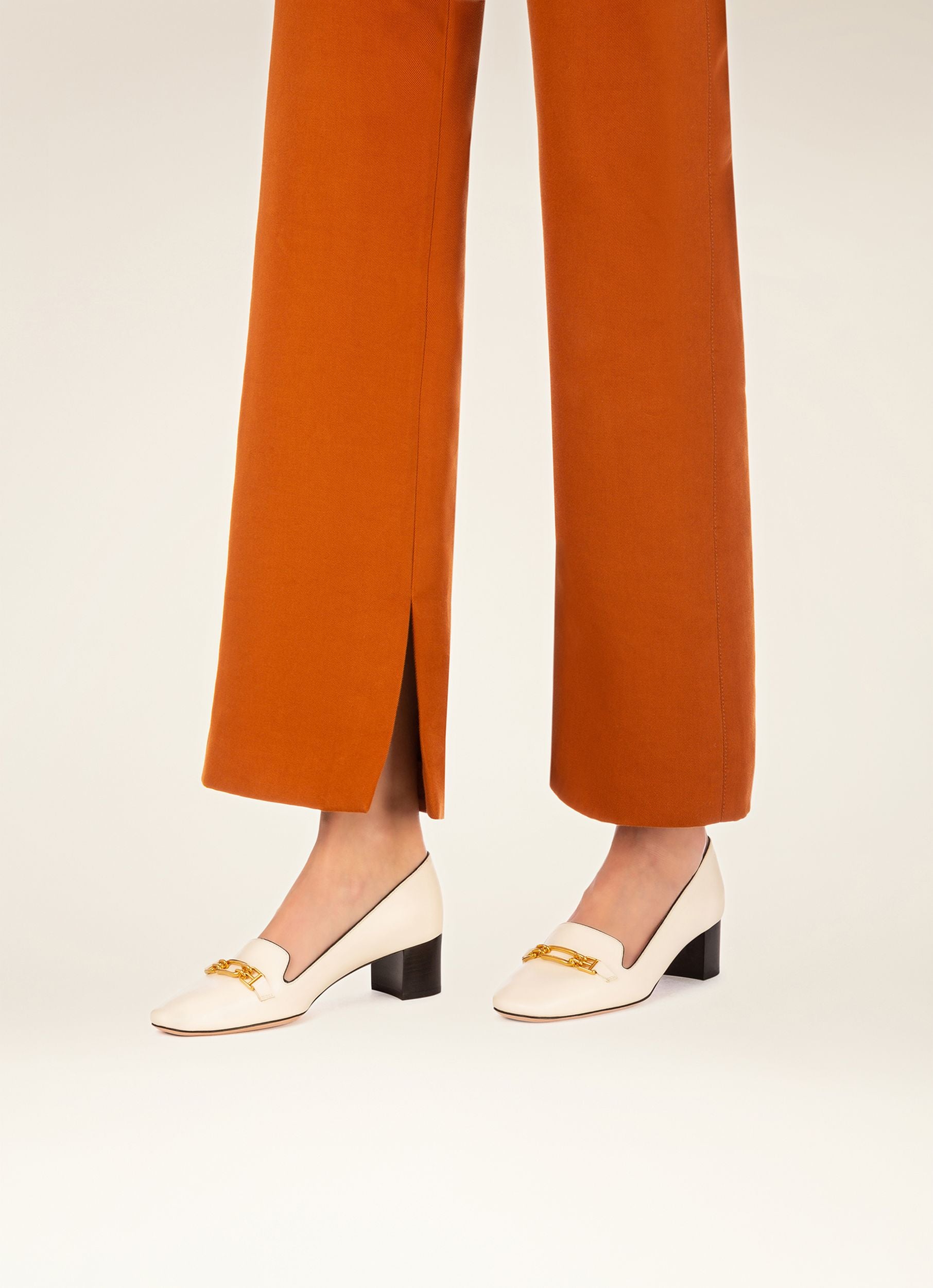 Dielle Escarpins En Cuir Ivoire - Femme - Bally - 05