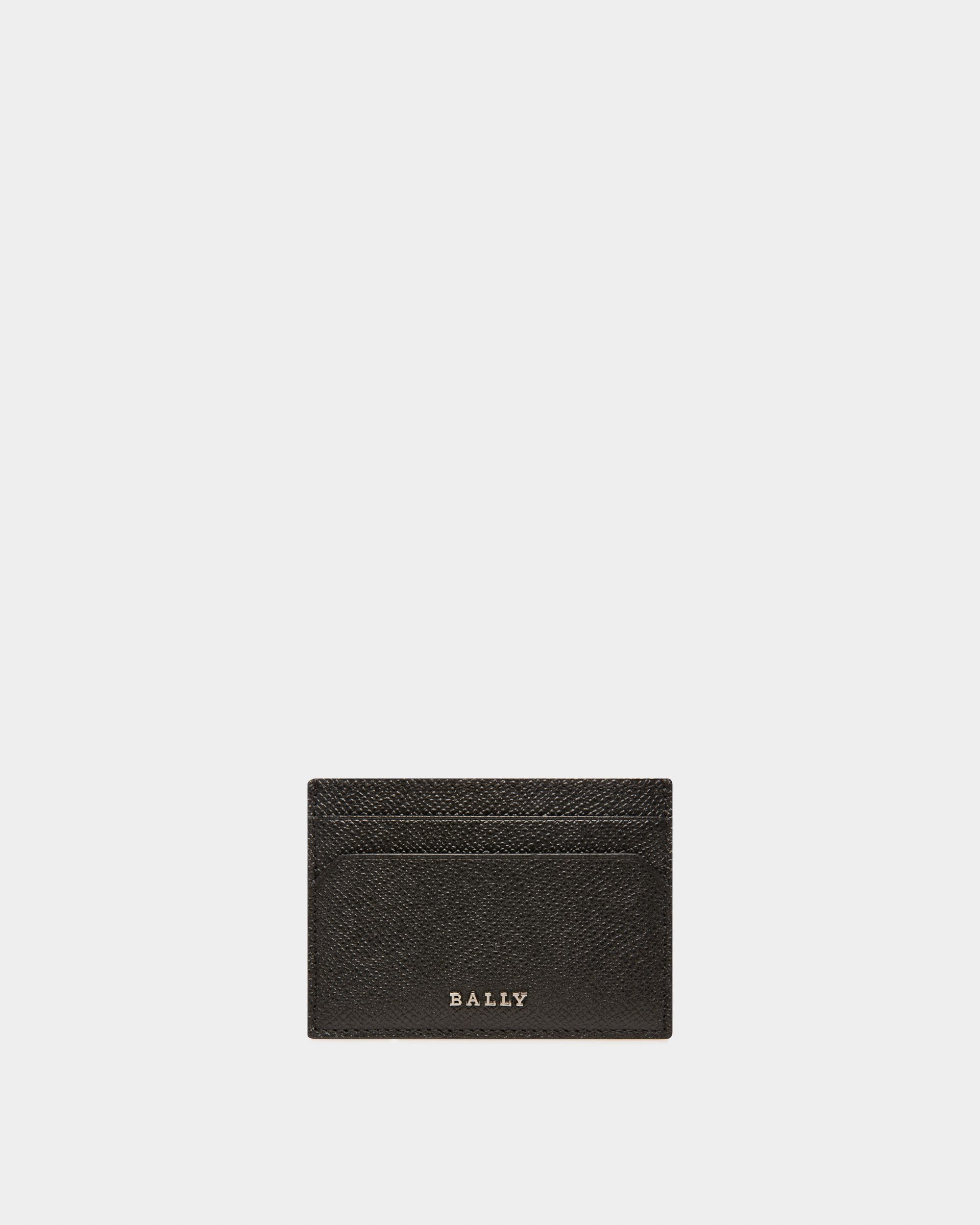 Bhar Porte-Cartes En Cuir Noir - Homme - Bally - 01