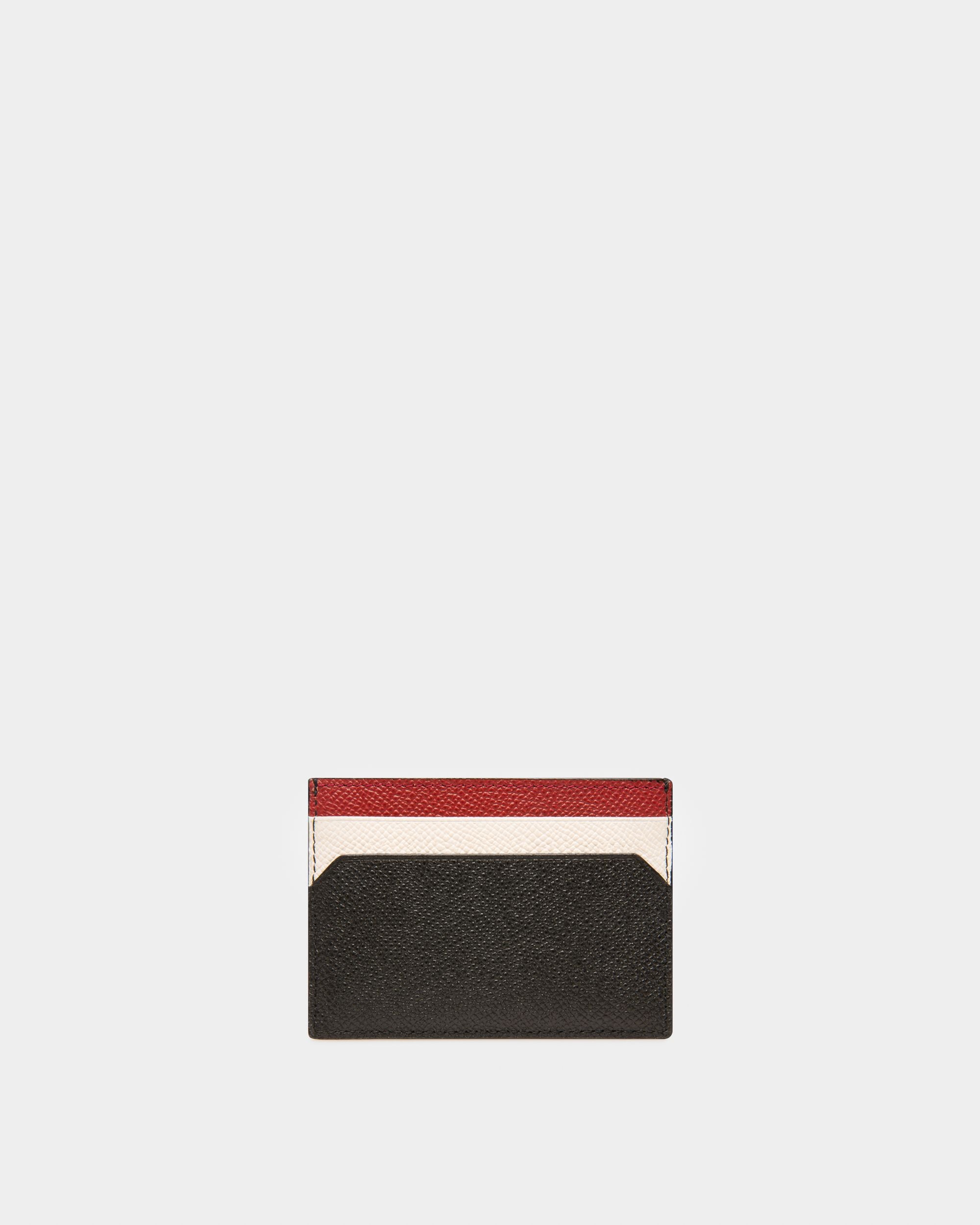 Bhar Porte-Cartes En Cuir Noir - Homme - Bally - 02