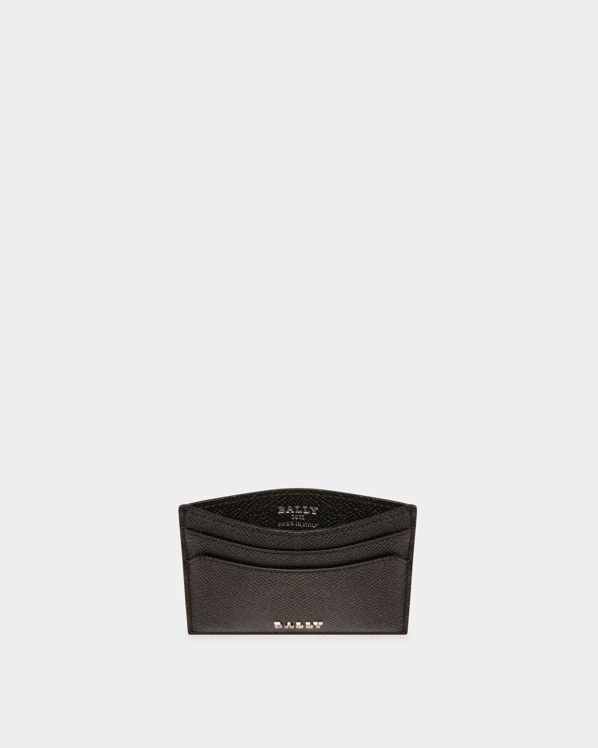 Bhar Porte-Cartes En Cuir Noir - Homme - Bally - 03