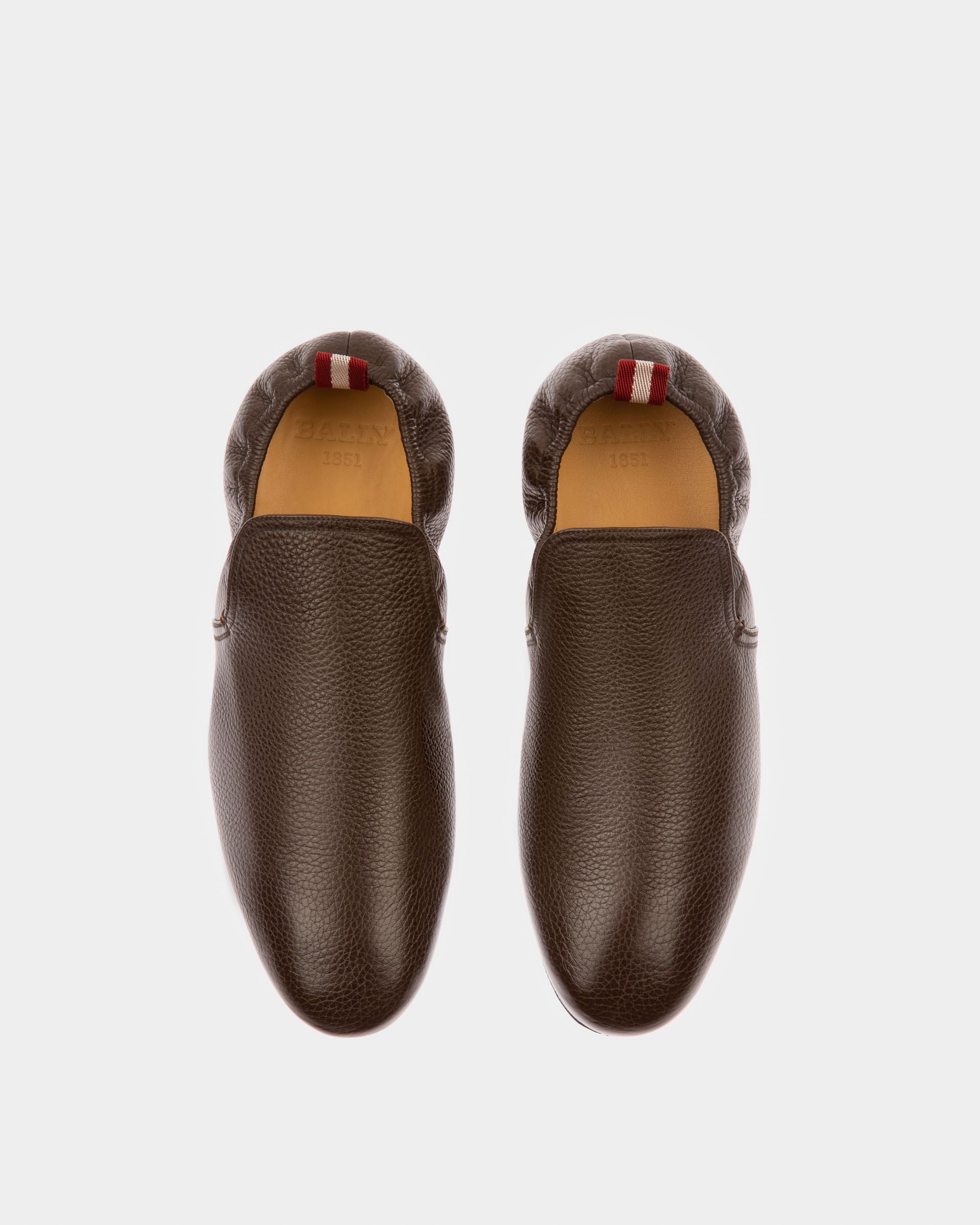 Planker Mocassins En Cuir Marron - Homme - Bally - 02